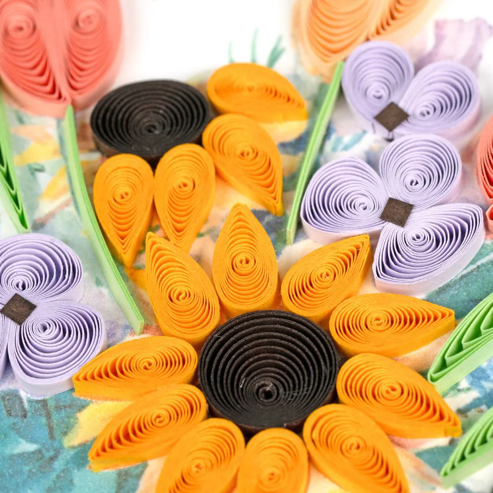 Garden Watering Can Quilled Greeting Card - Image 3