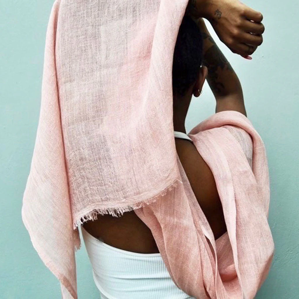 Gauze Linen Scarf - Image 7