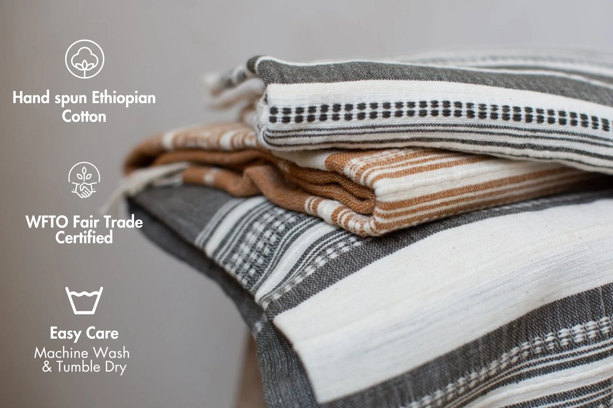 Genalé Handwoven Ethiopian Cotton Bath Towel - Image 2