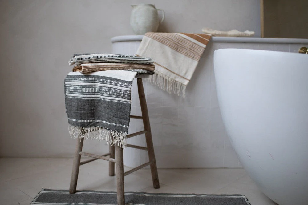 Genalé Handwoven Ethiopian Cotton Bath Towel - Image 3