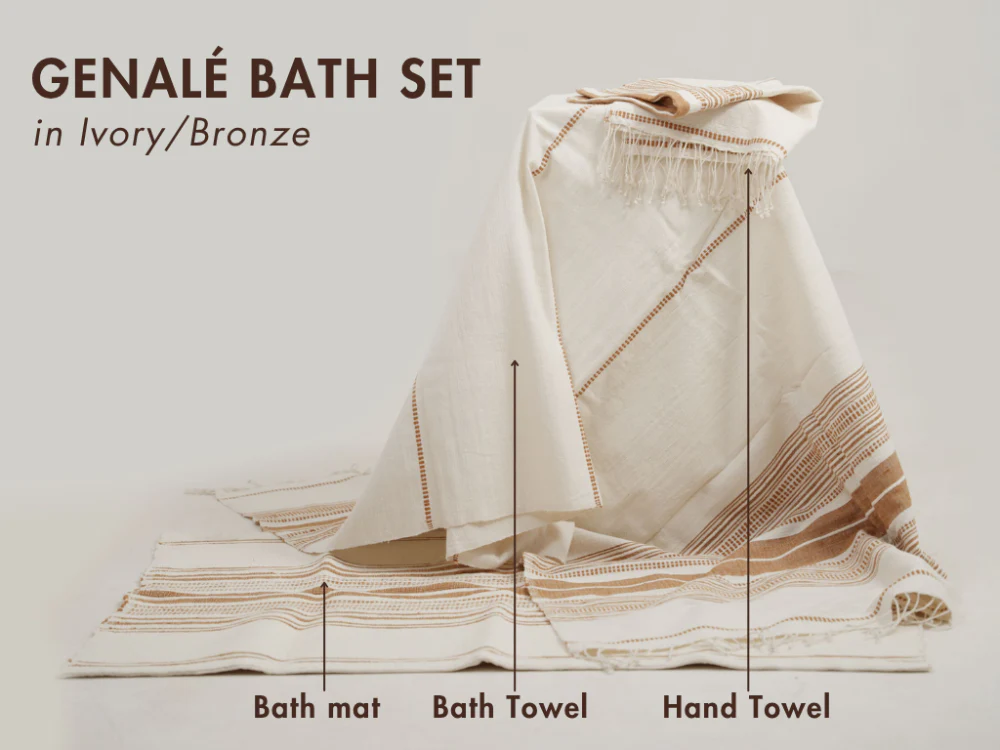 Genalé Handwoven Ethiopian Cotton Bath Towel - Image 7