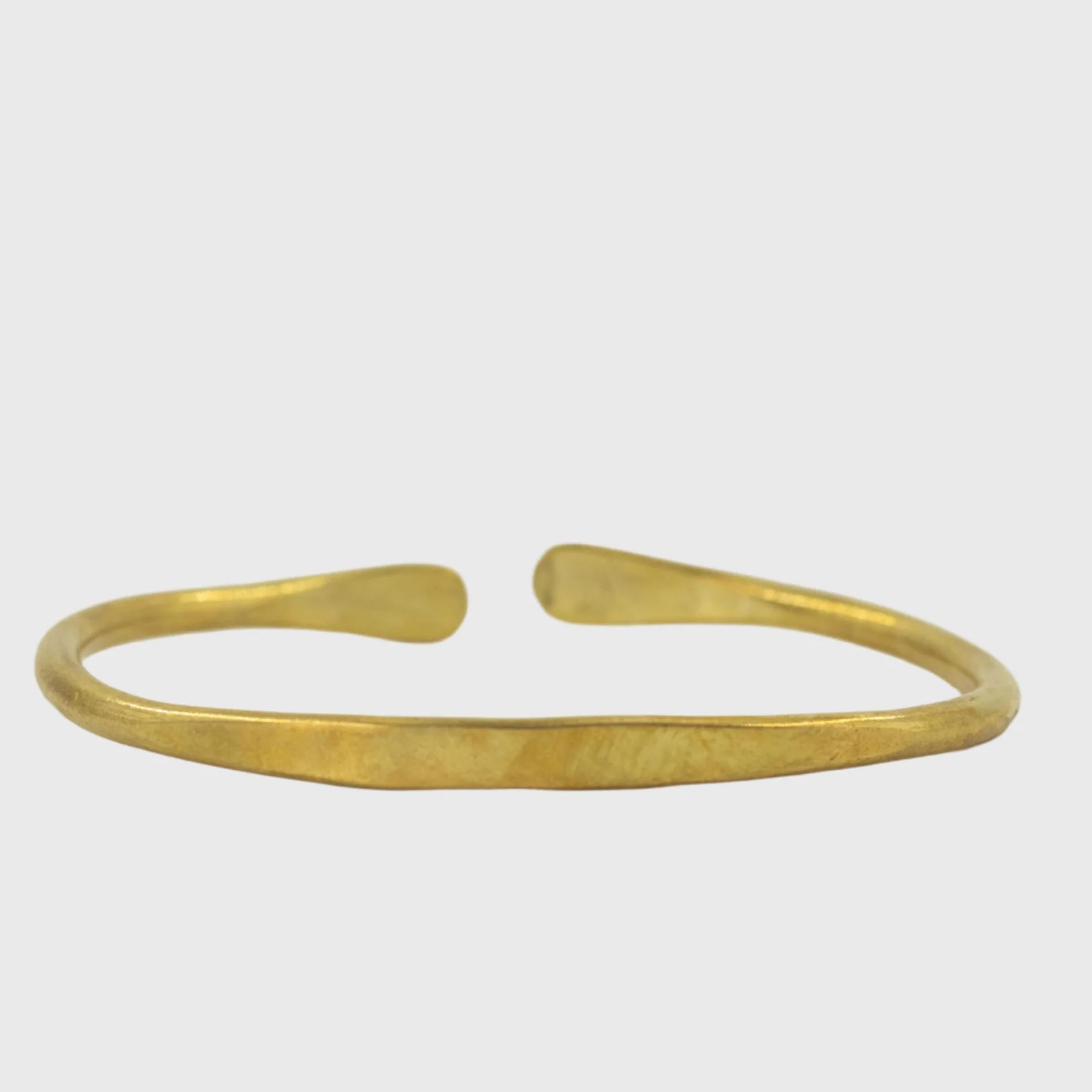 Gentle Open Brass Cuff Bracelet | Lia - Image 2