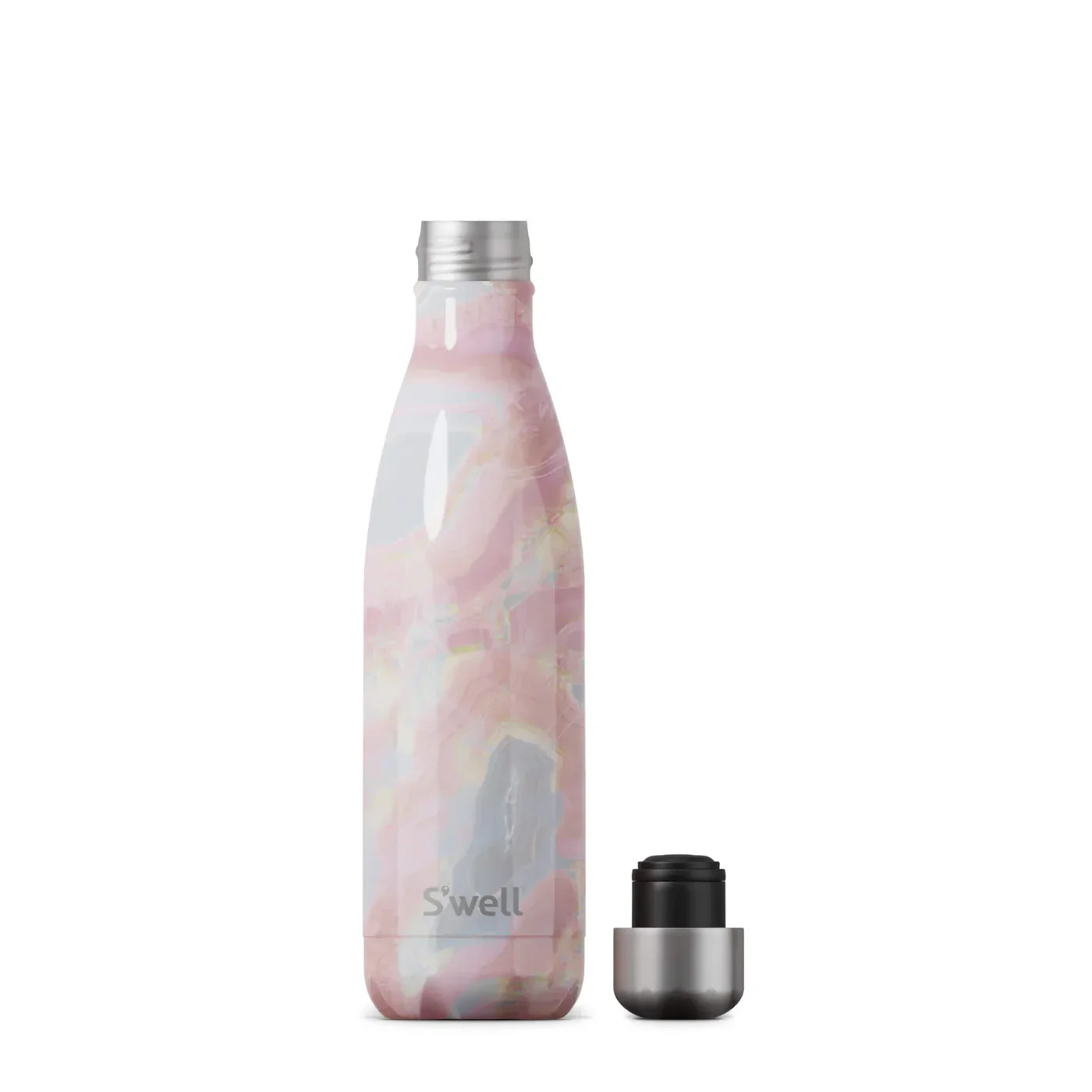 Geode Rose Insulated Stainless Steel Bottle – 17 oz - Image 3