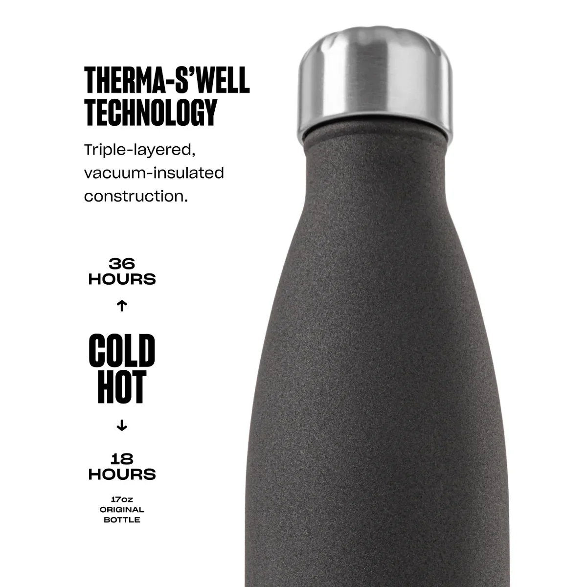 Geode Rose Insulated Stainless Steel Bottle – 17 oz - Image 5