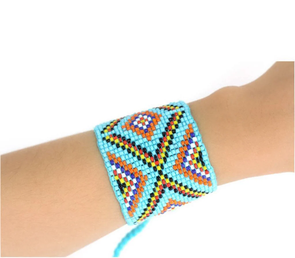 Geometric Beaded Cuff - Image 6