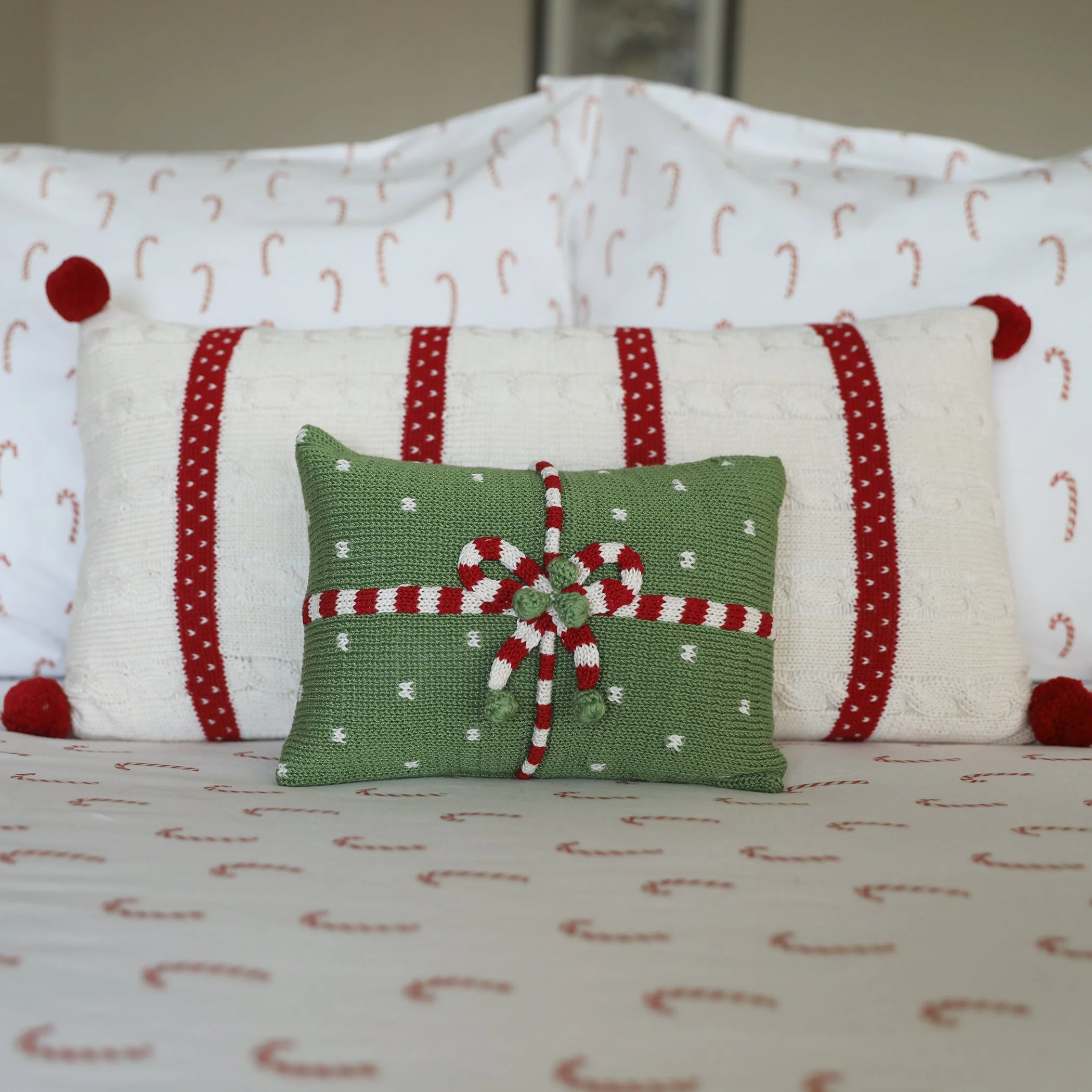 Gift Mini Pillow, Green - Image 3