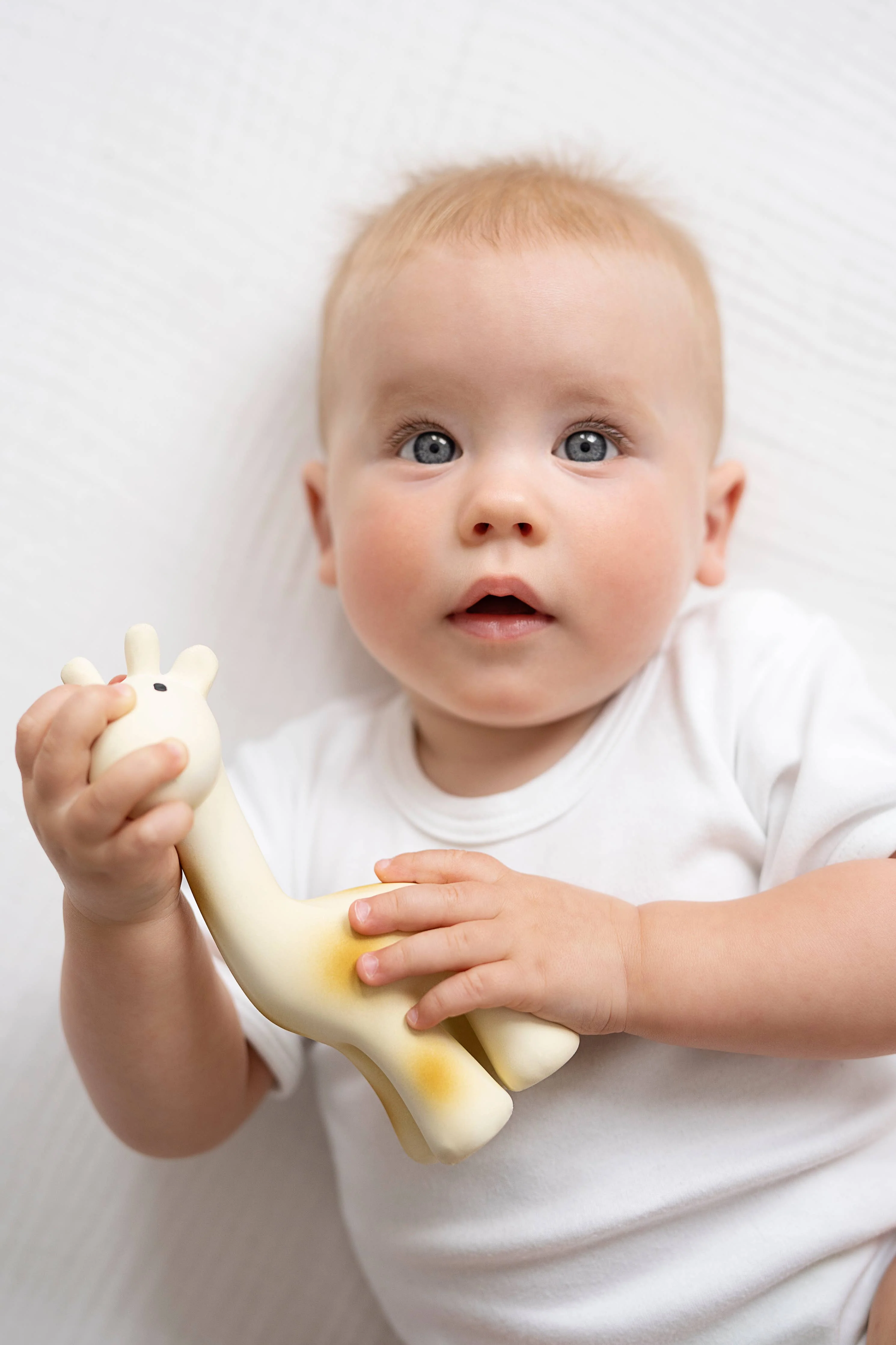 Giraffe Natural Organic Rubber Teether, Rattle & Bath Toy - Image 10