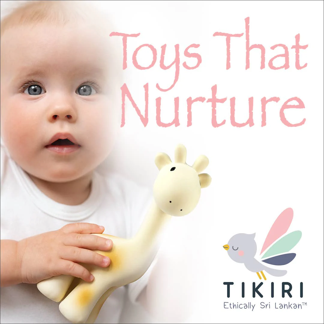 Giraffe Natural Organic Rubber Teether, Rattle & Bath Toy - Image 7