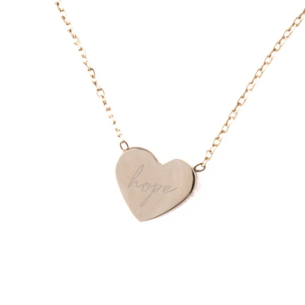 Give Hope Heart Necklace - Image 3