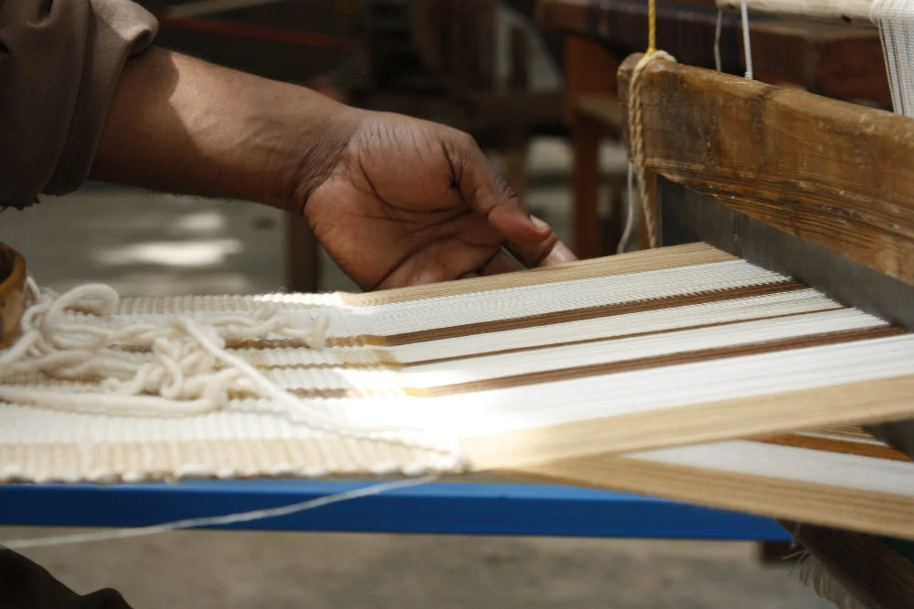 Gonder Handwoven Ethiopian Cotton Table Runner - Image 11