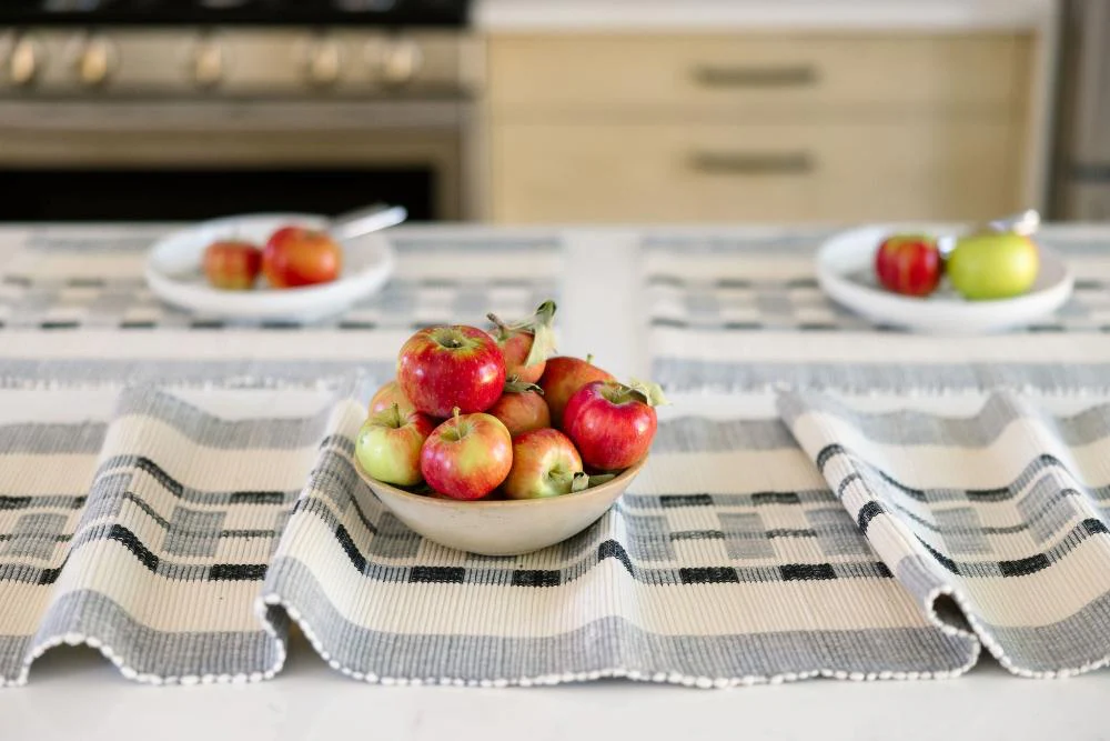 Gonder Handwoven Ethiopian Cotton Table Runner - Image 7