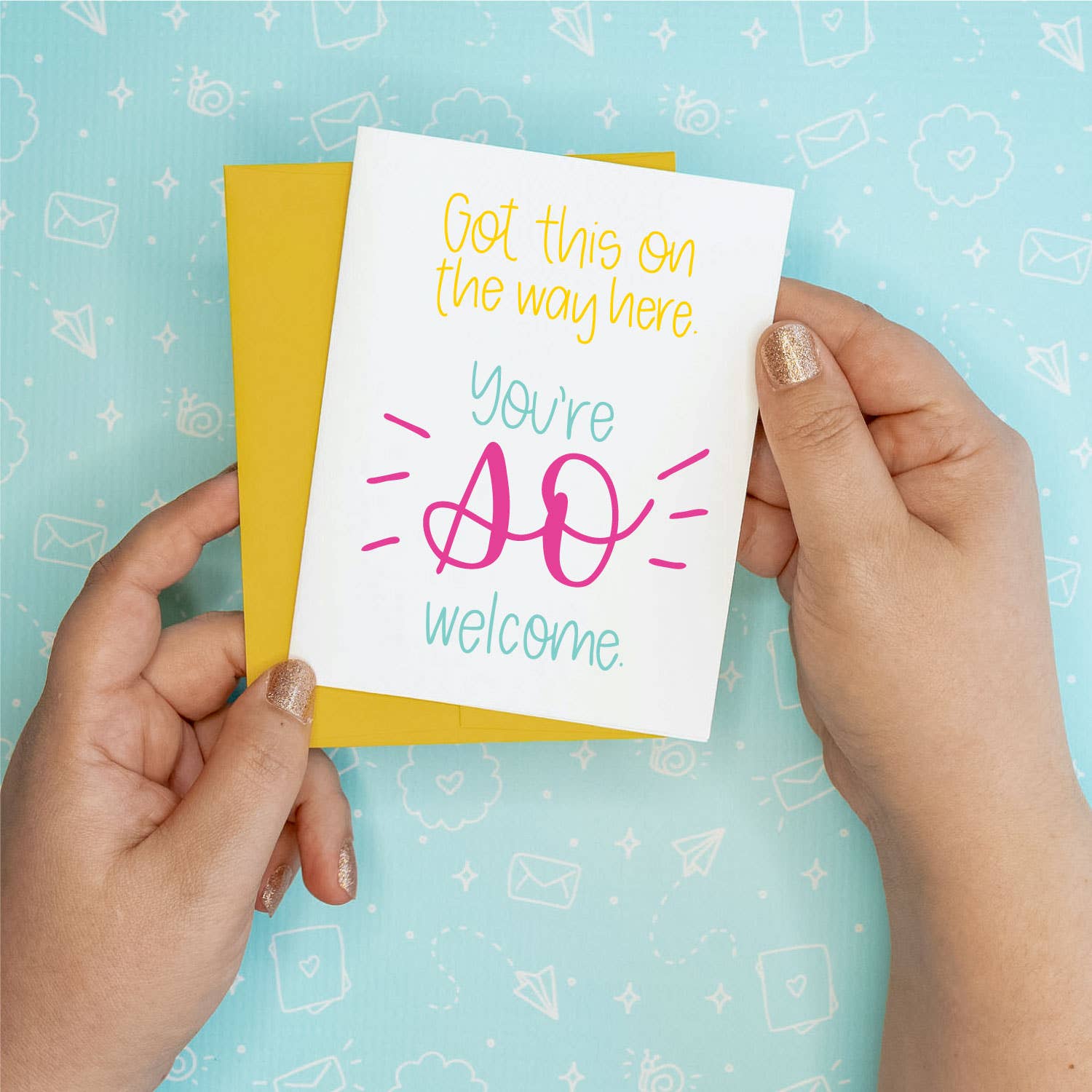 Got This On the Way Here Funny Greeting Card