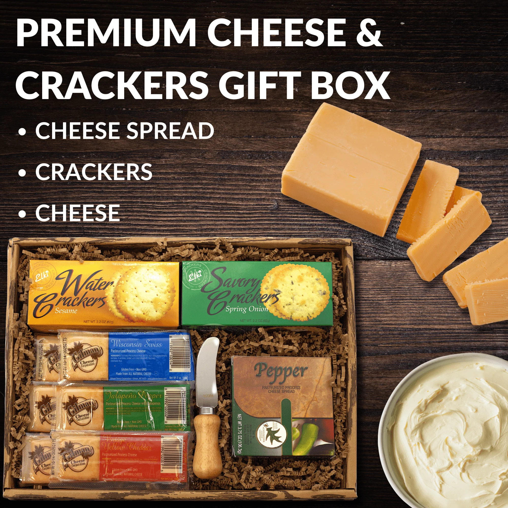 Gourmet Cheese Lovers Gift Box - Image 2