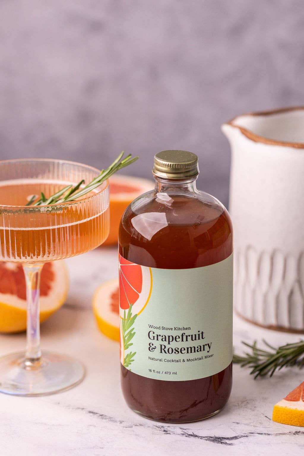 Grapefruit & Rosemary Cocktail & Mocktail Mixer 16 fl oz - Image 6