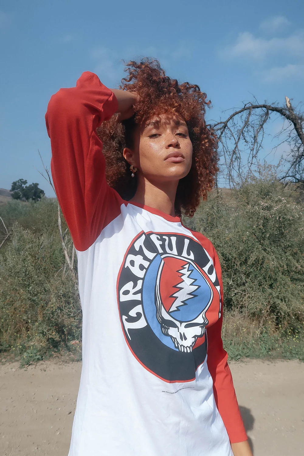 Grateful Dead Stealie Baseball Tee - Image 3