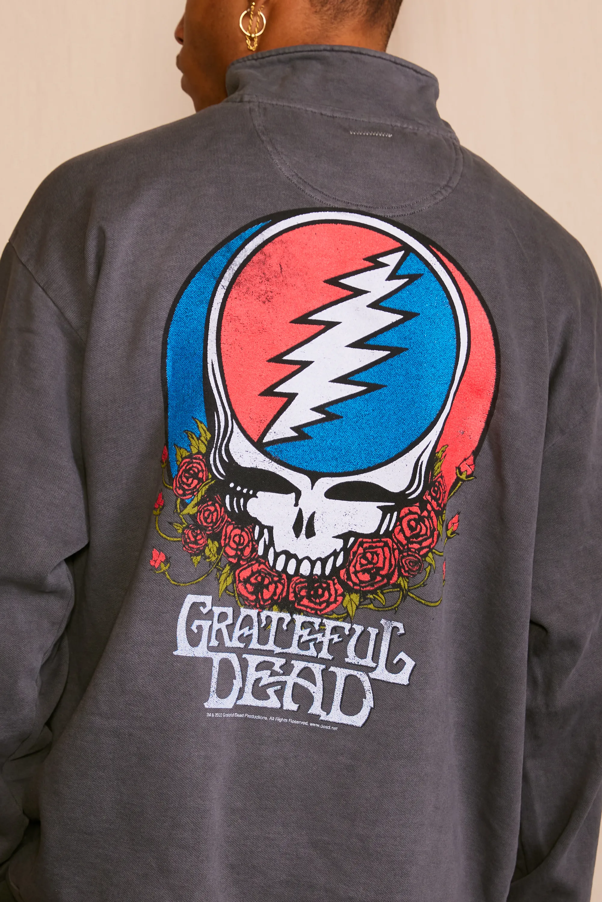 Grateful Dead Zip Men's Sweatshirt - Image 3