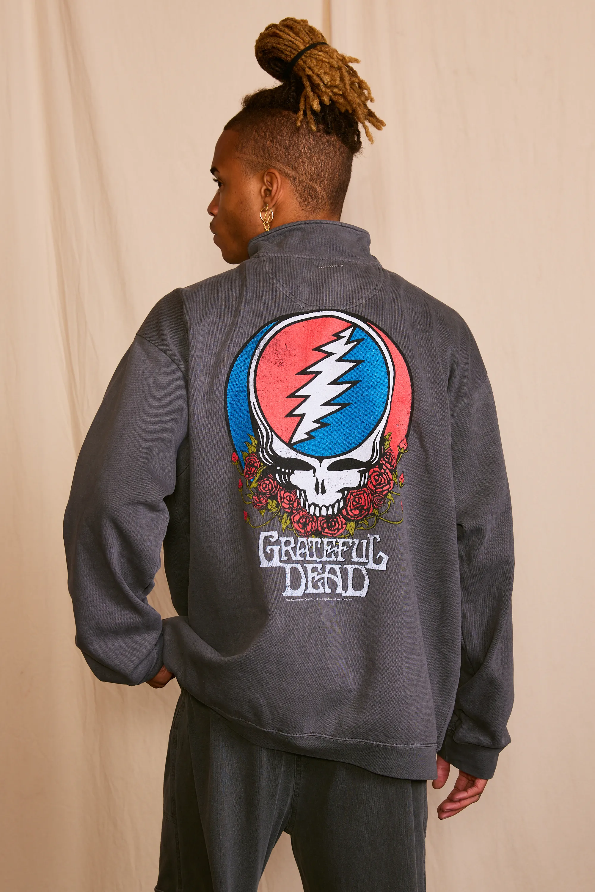 Grateful Dead Zip Men's Sweatshirt - Image 5