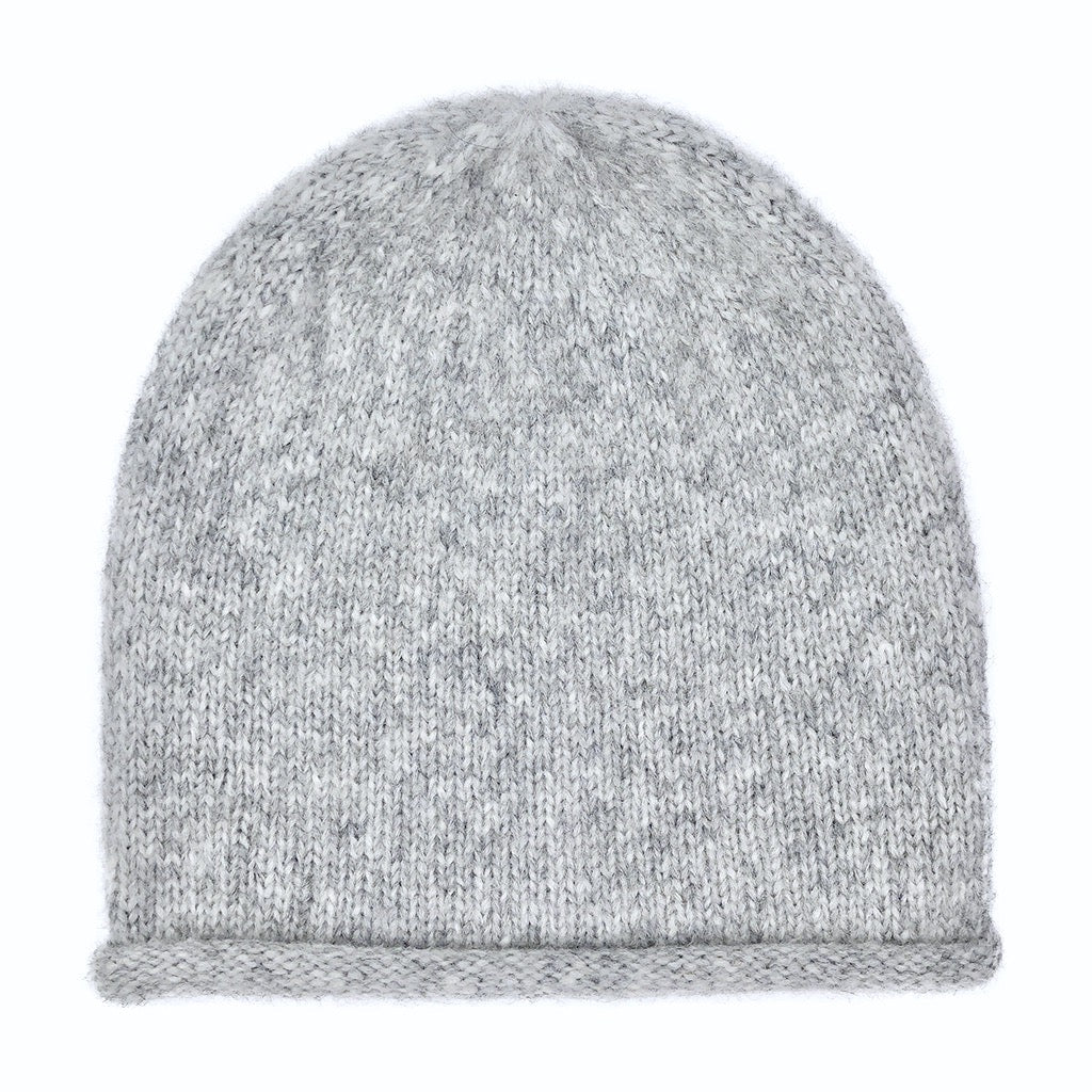 Gray Essential Knit Alpaca Beanie - Image 5
