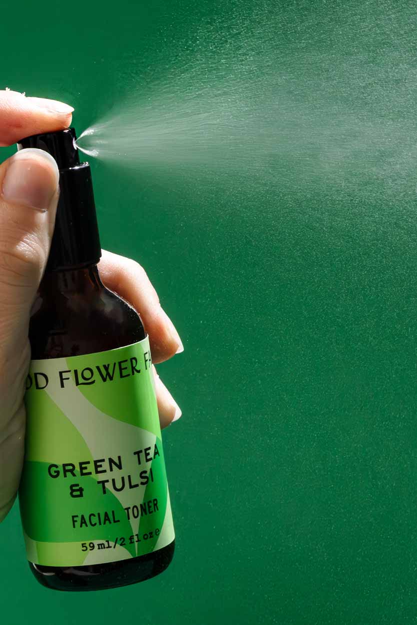 Green Tea & Tulsi Facial Toner - Image 4