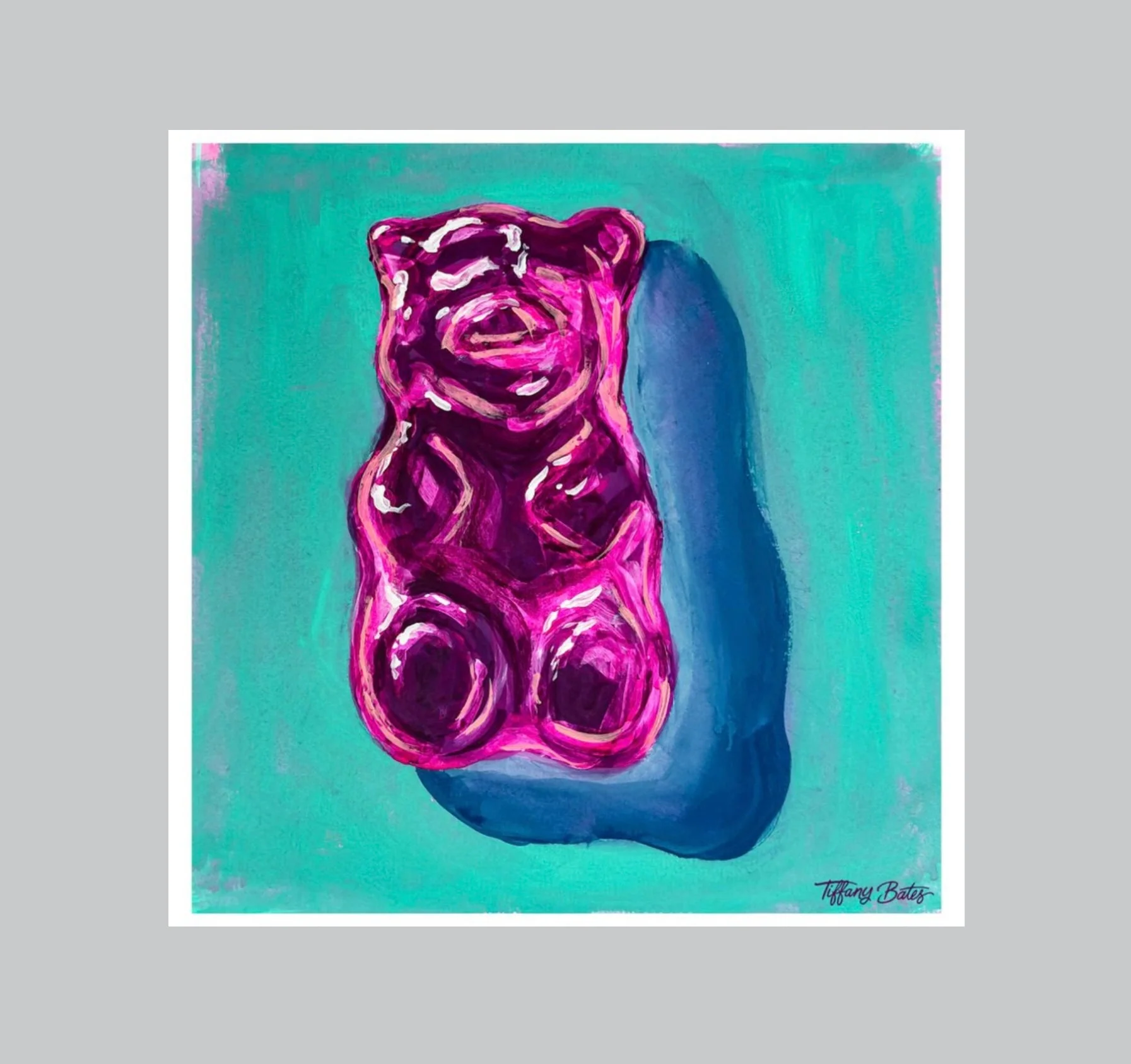 Gummy Bear Glow - Fine Art Print - 8â x 8â