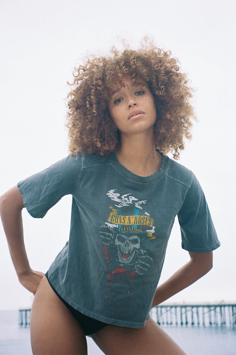 Guns N Roses Top Hat Skull Tee - Image 2