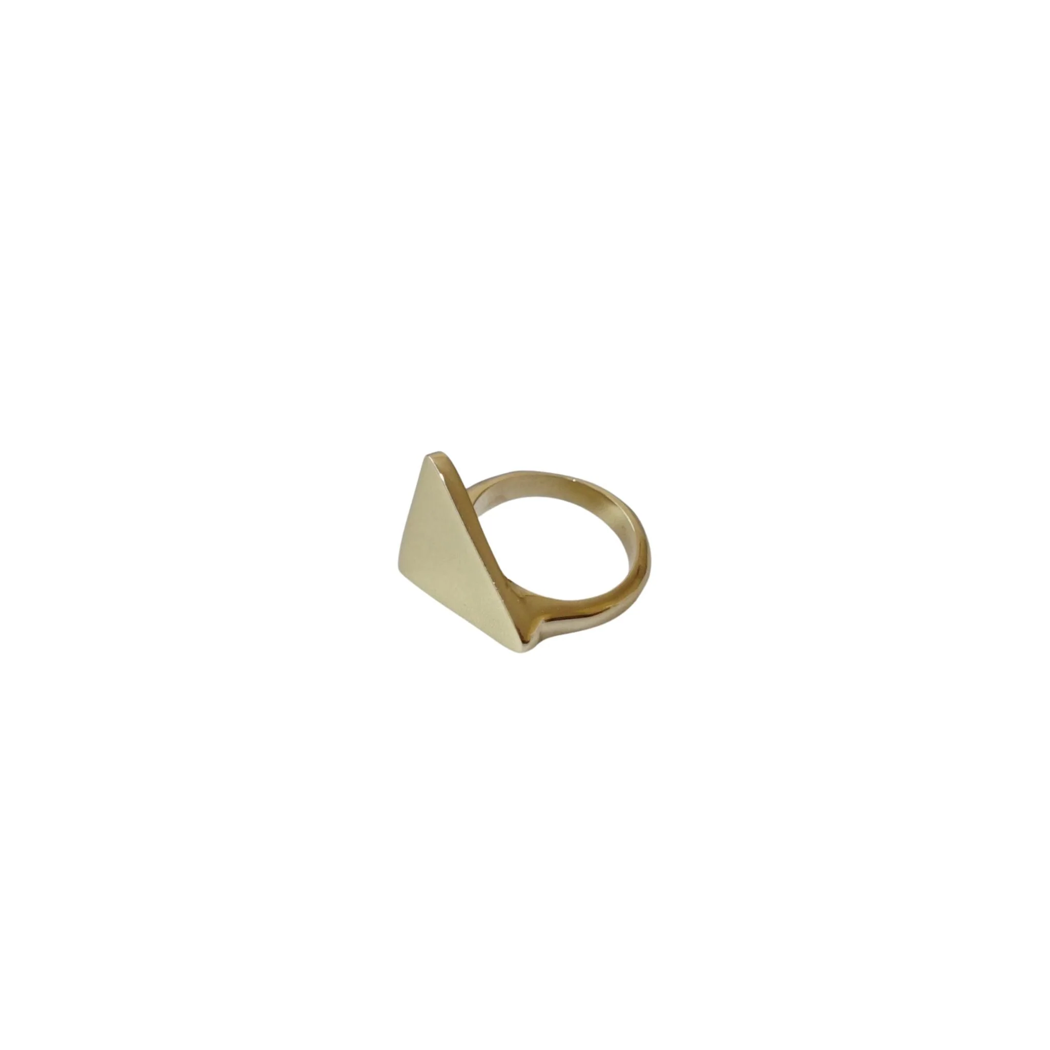 Hammered Triangle Ring | Pambo - Image 3