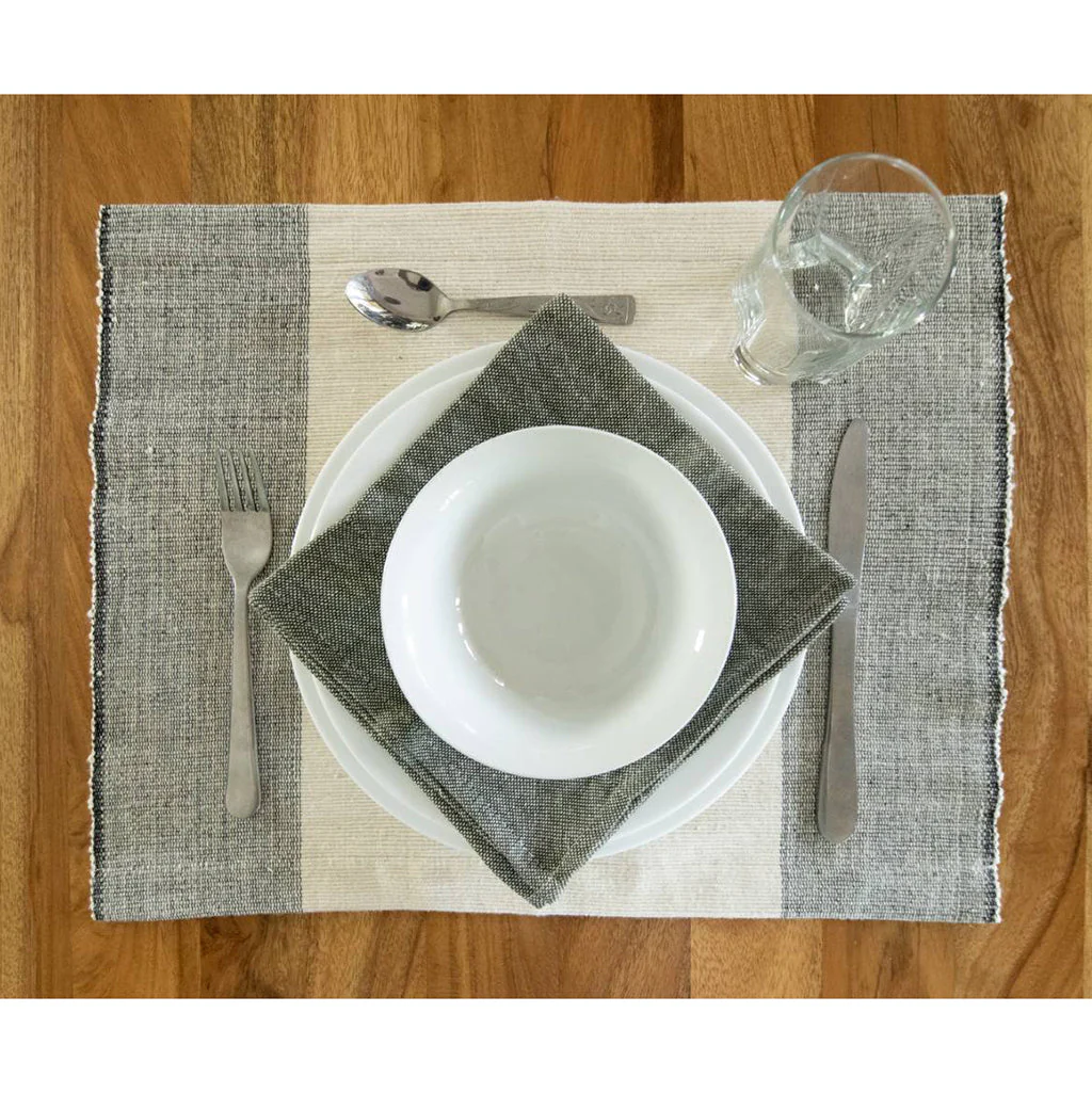 Handloom Color Block Placemat Set - Image 7
