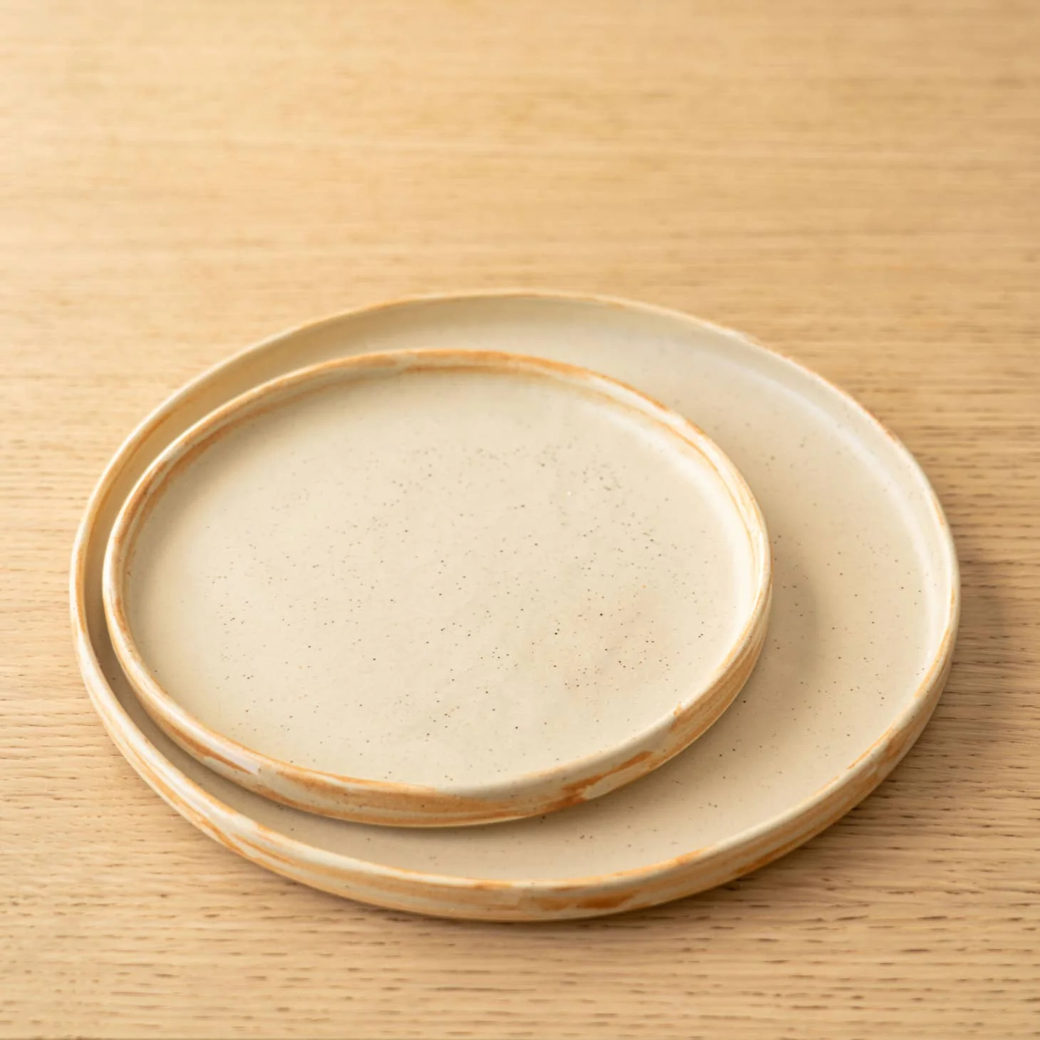 Handmade Ukrainian Stoneware Dinner Plates - Image 2