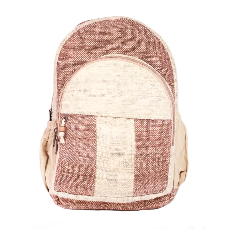 Handwoven Hemp Backpack - Image 6