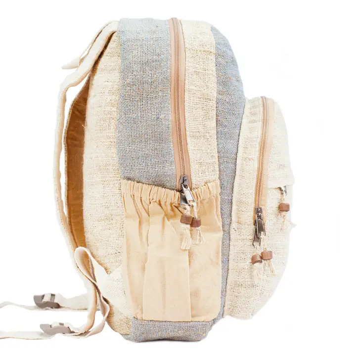 Handwoven Hemp Backpack - Image 9