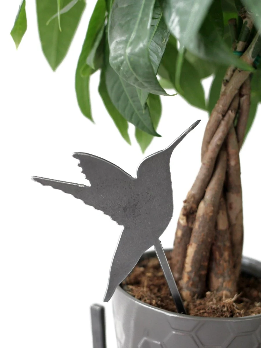 Happy Hummingbird Plant Stake - Image 2