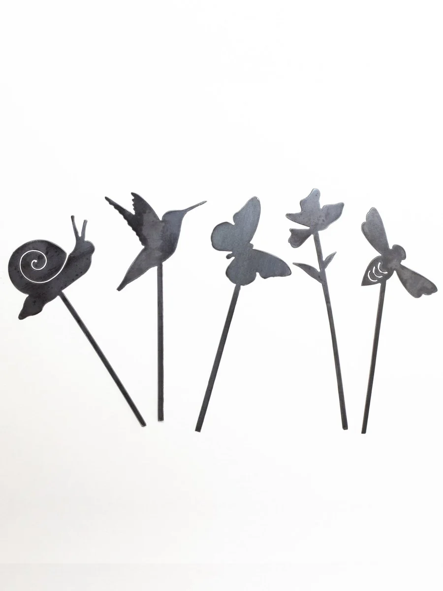 Happy Hummingbird Plant Stake - Image 4