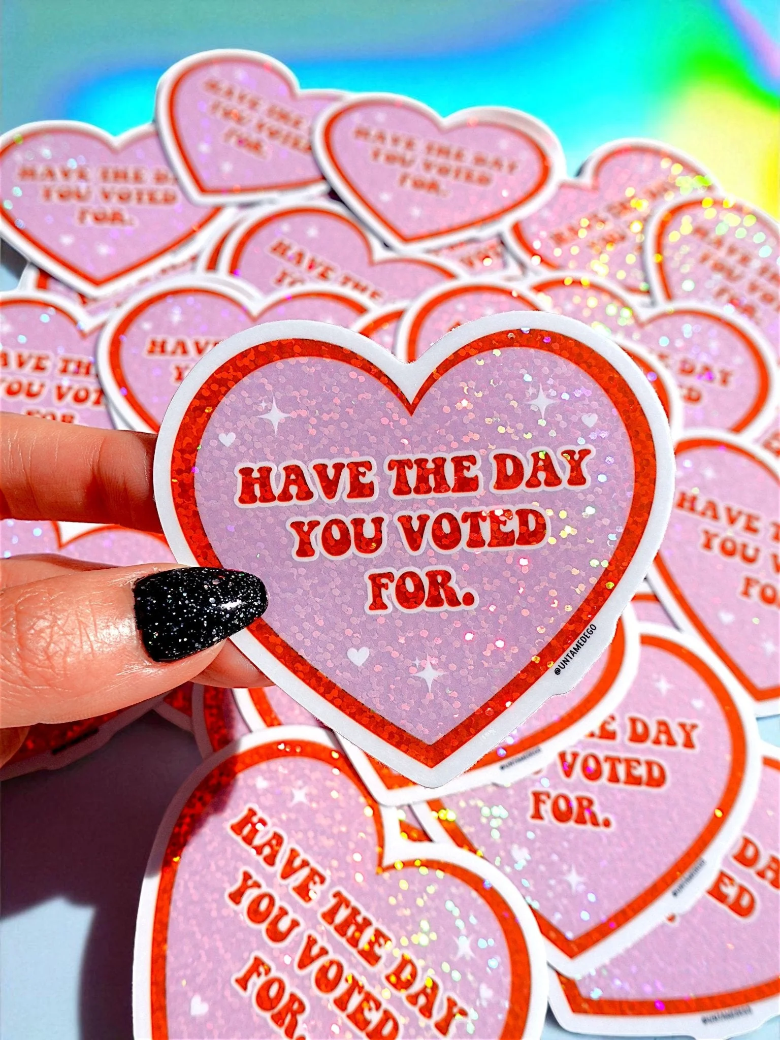 Have The Day You Voted For Vinyl Sticker - Image 2