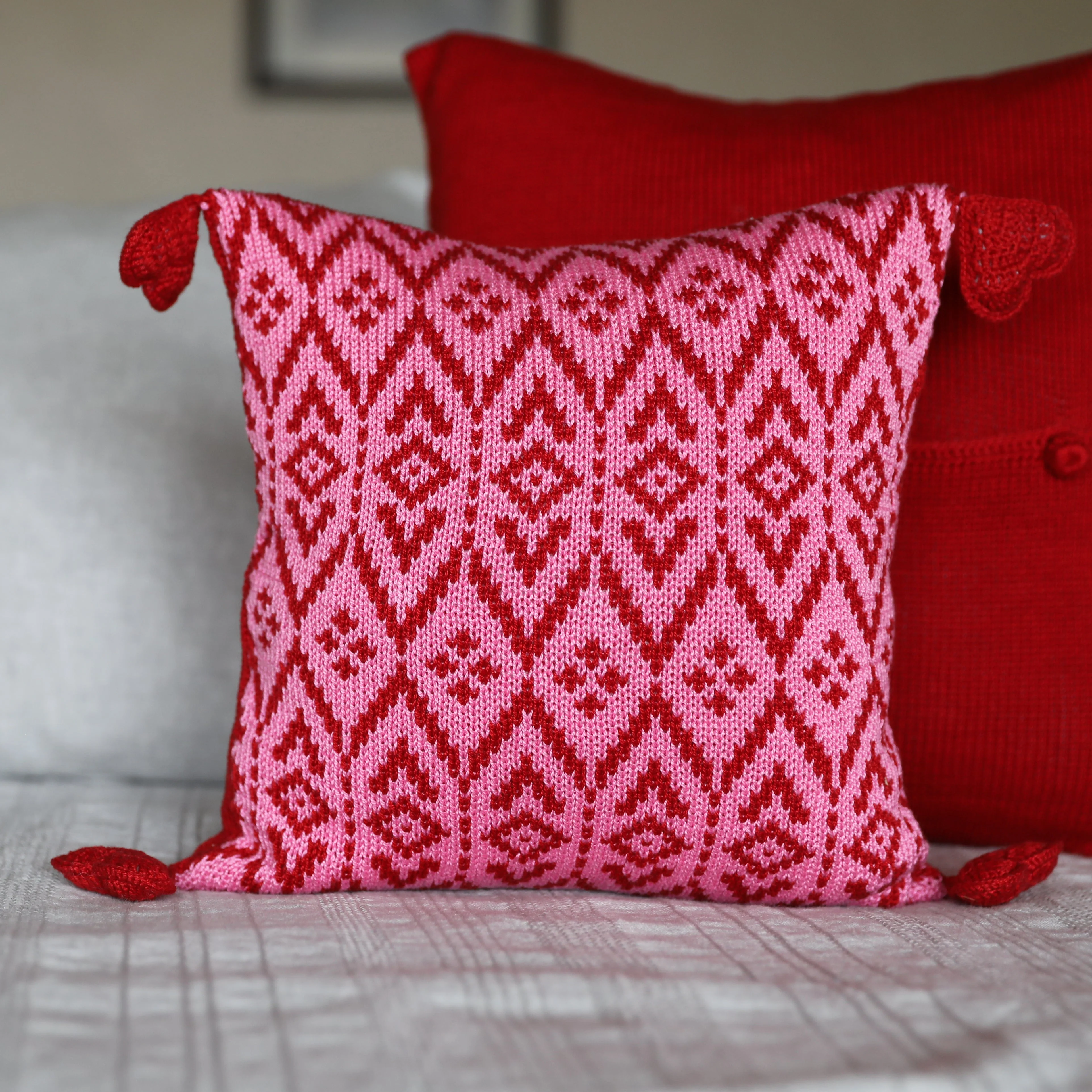 Heart Tassel 10" Pillow - Image 2
