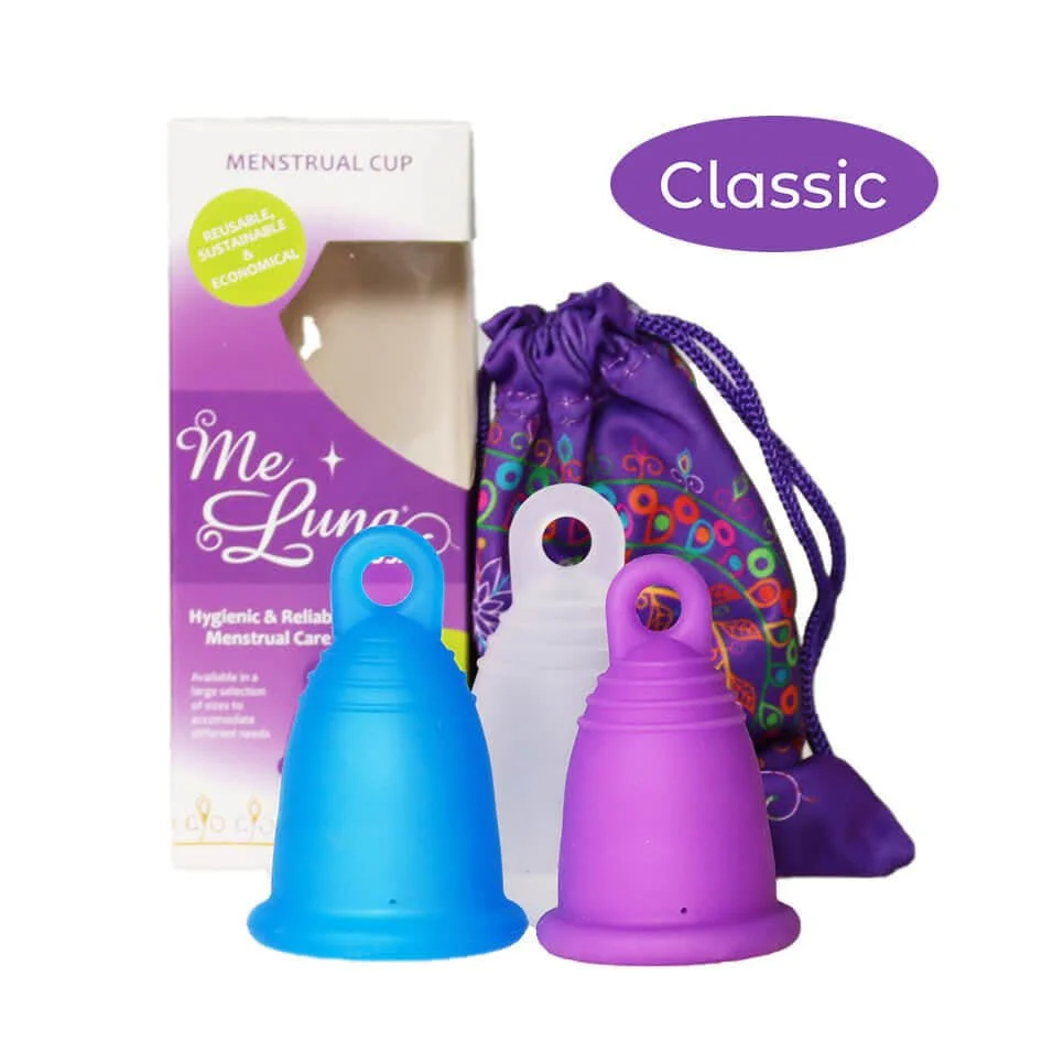 Heavy Flow MeLuna Menstrual Cup with Ring, Classic Me Luna