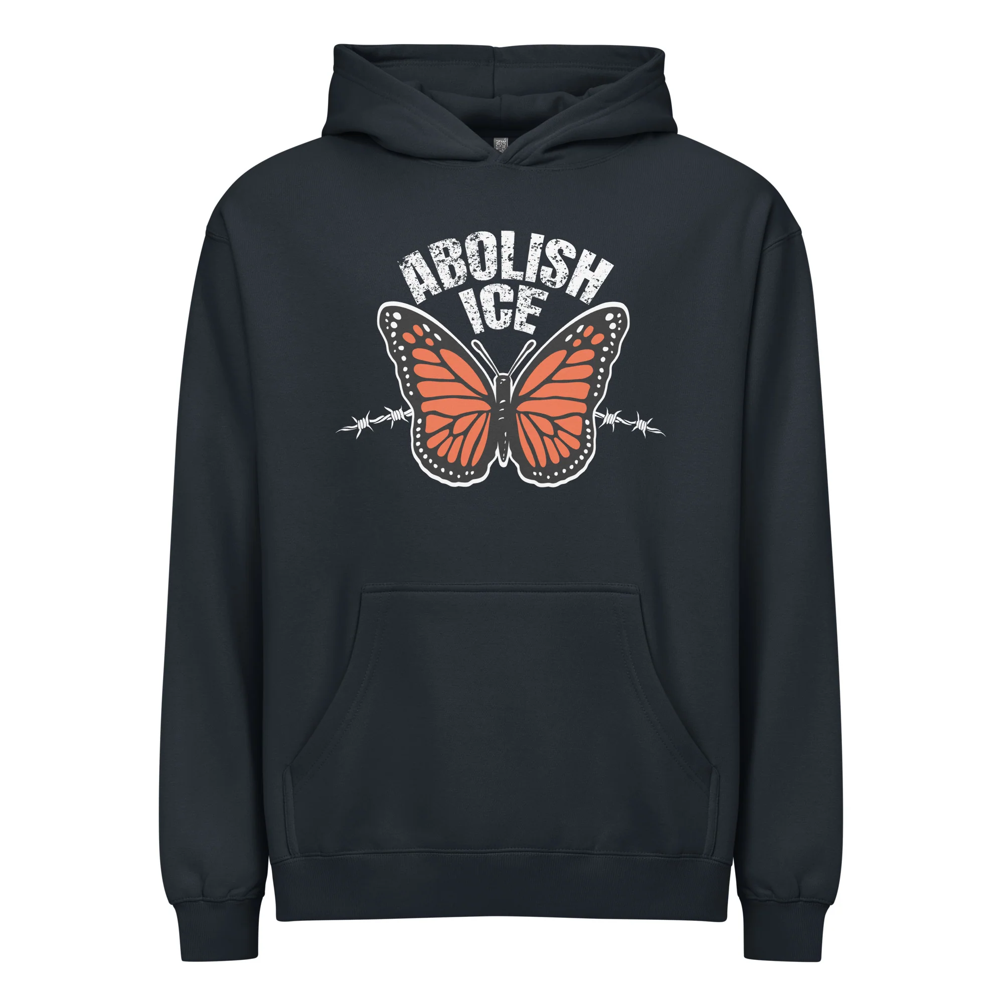 Heavyweight Abolish ICE Hoodie - Image 2