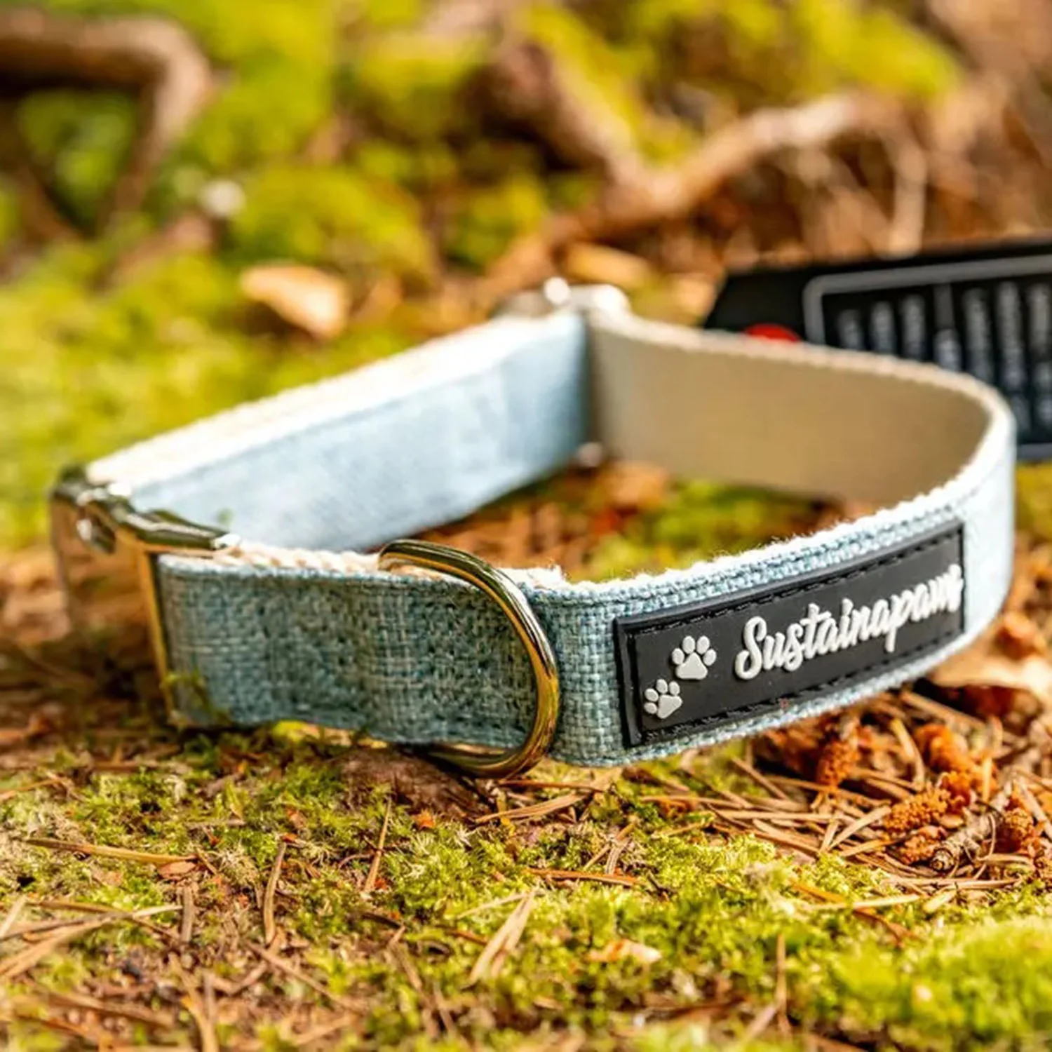 Hemp & Organic Cotton Eco Dog Collar - Medium - Image 2