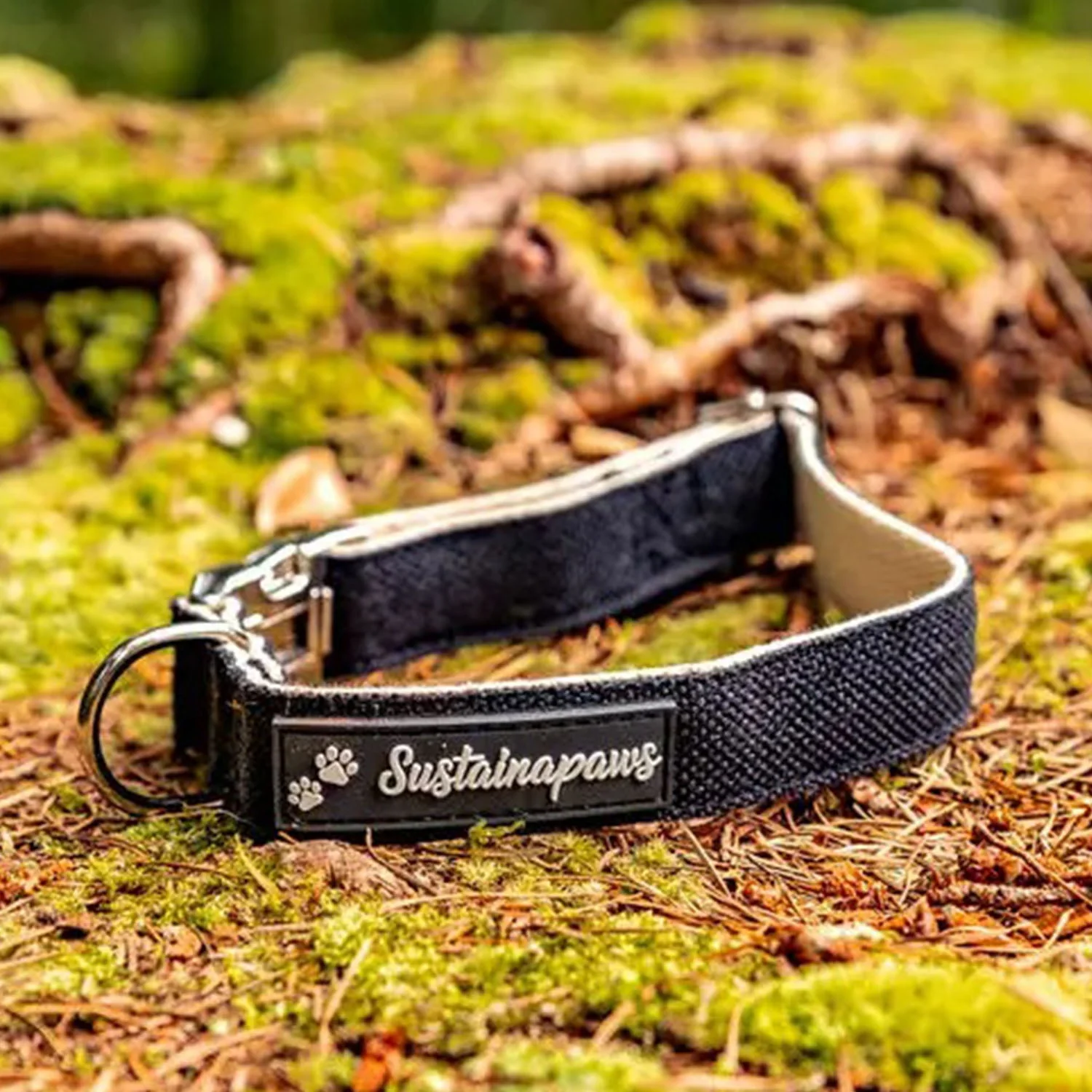 Hemp & Organic Cotton Eco Dog Collar - Medium - Image 3