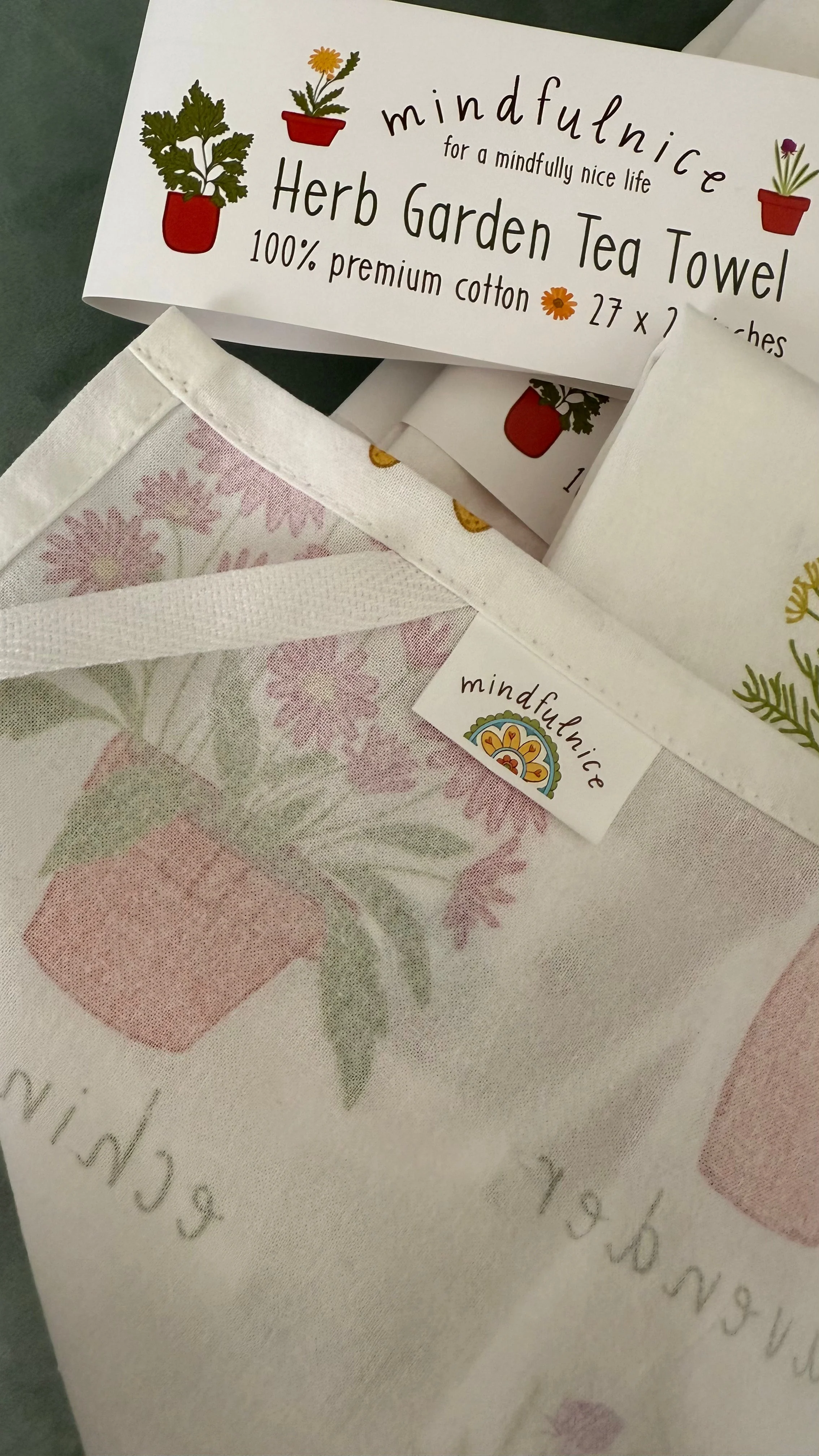 Herb Garden Tea Towel - Image 4