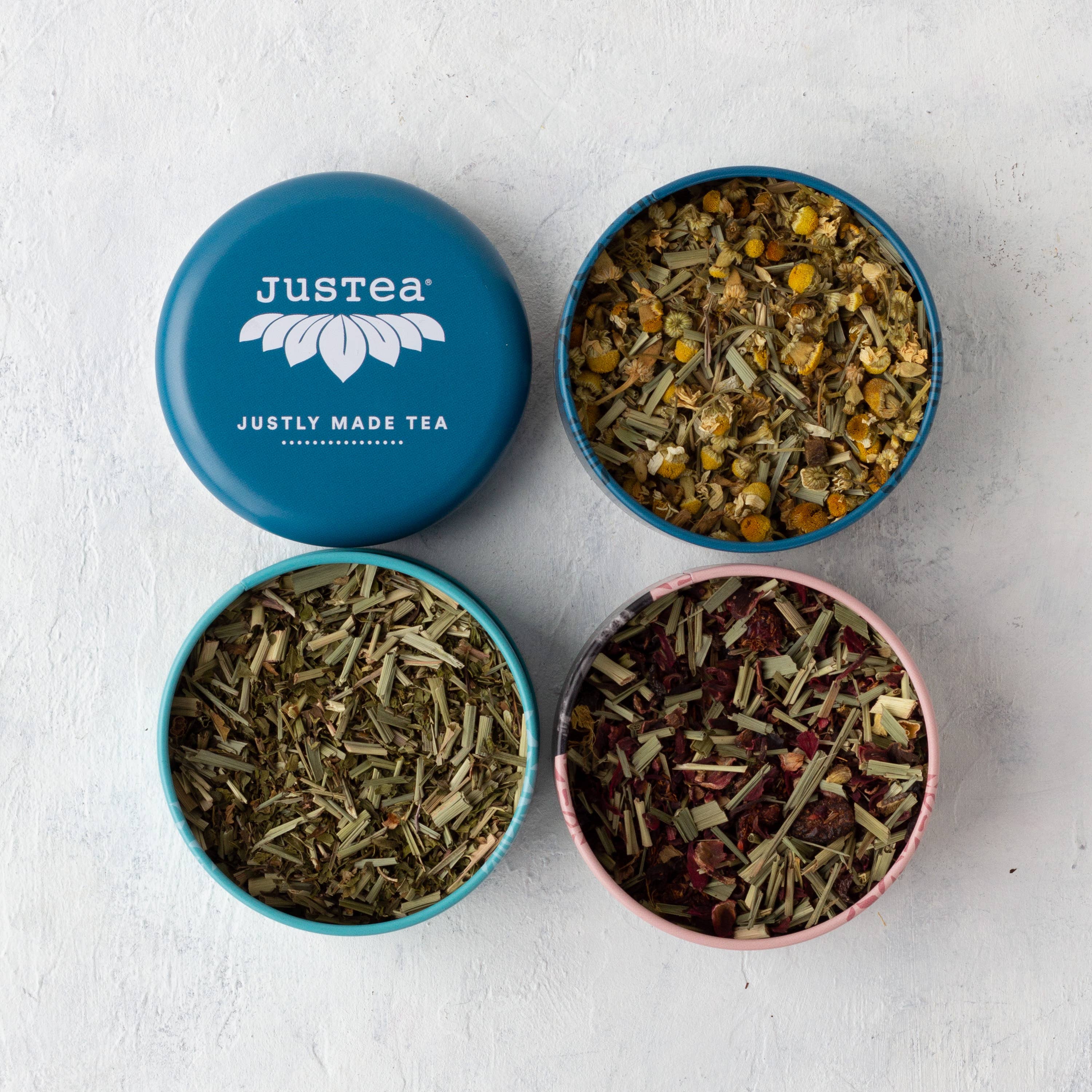 Herbal Tea Trio Tin & Spoon - Organic, Fair-Trade Tea Gift - Image 3