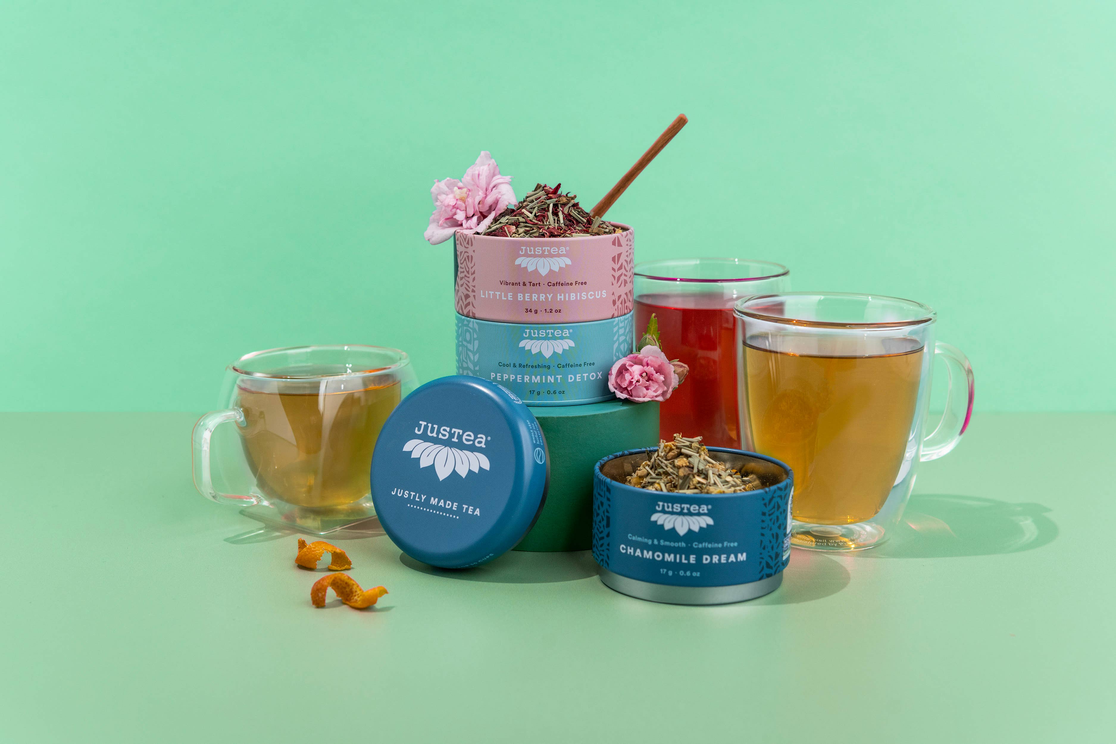 Herbal Tea Trio Tin & Spoon - Organic, Fair-Trade Tea Gift - Image 4