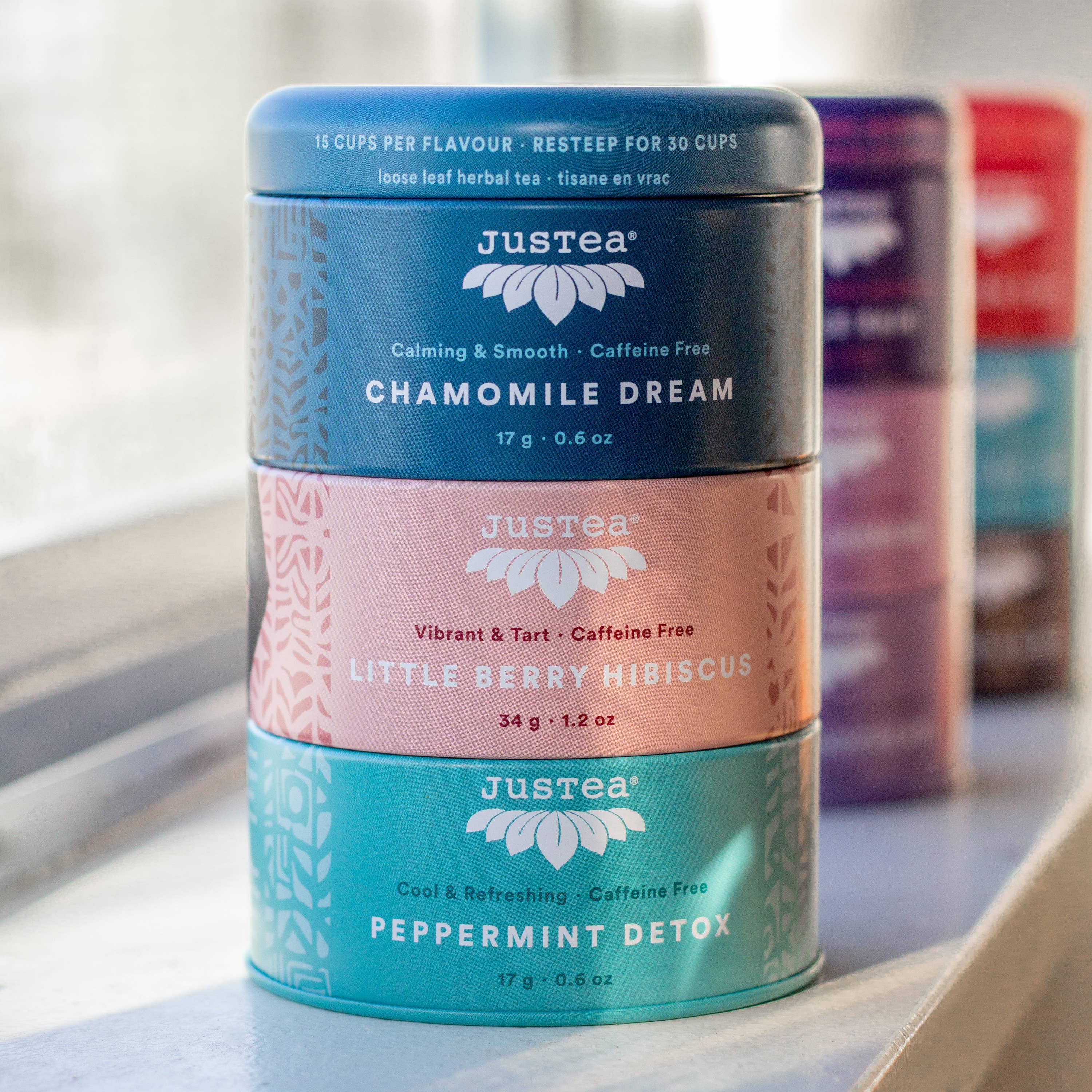 Herbal Tea Trio Tin & Spoon - Organic, Fair-Trade Tea Gift - Image 9