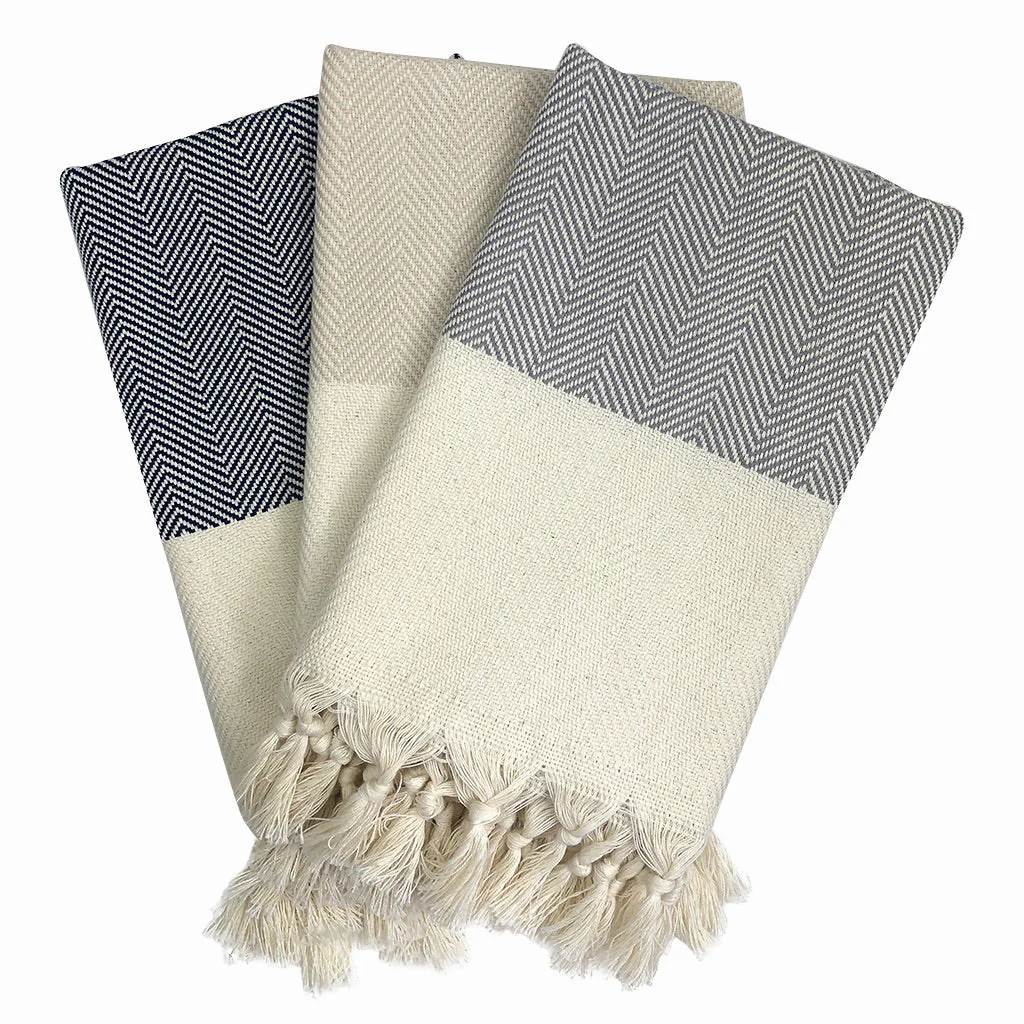 Herringbone Turkish Hand Towel - Image 6