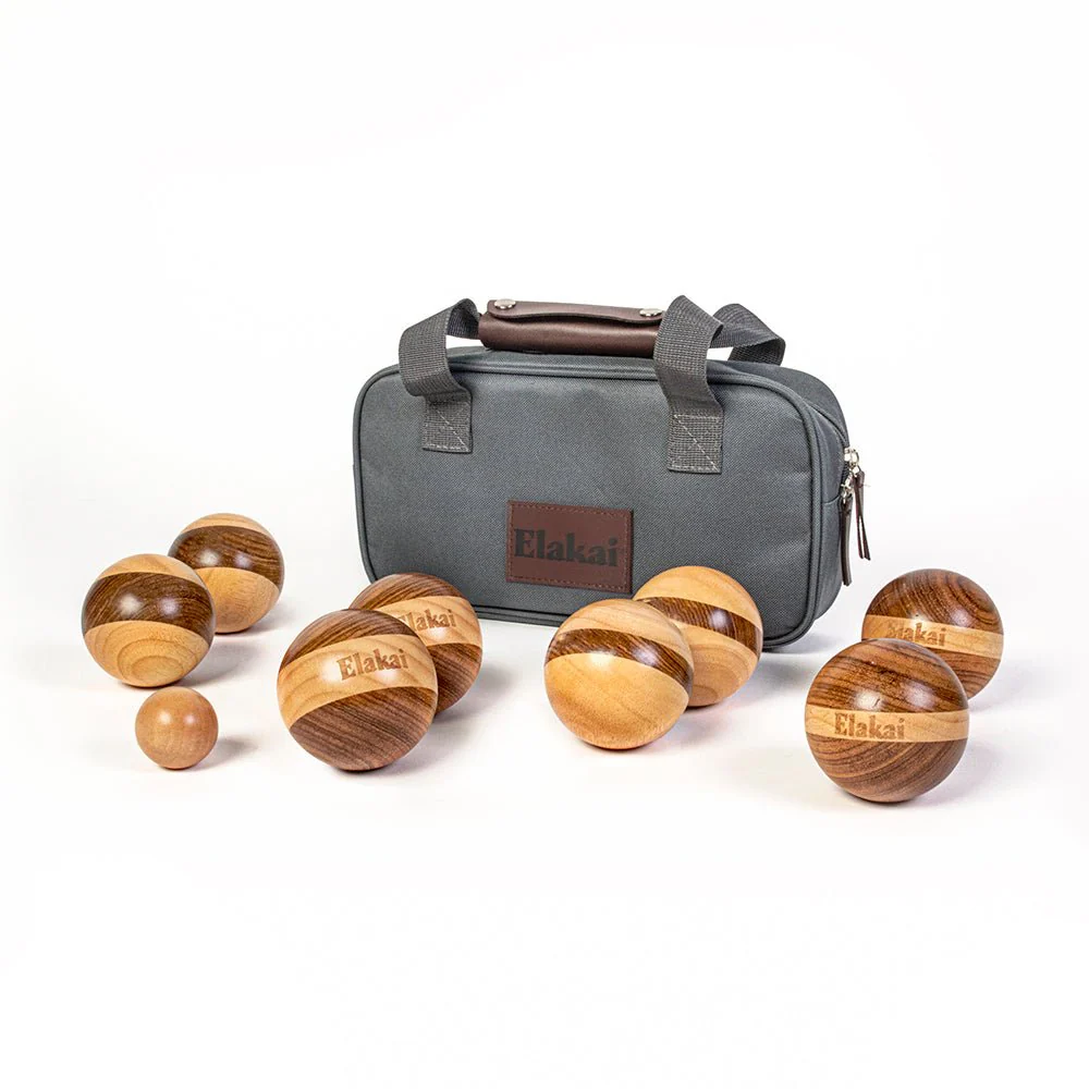 Hevea Wood 72mm Travel Bocce Set - Image 4