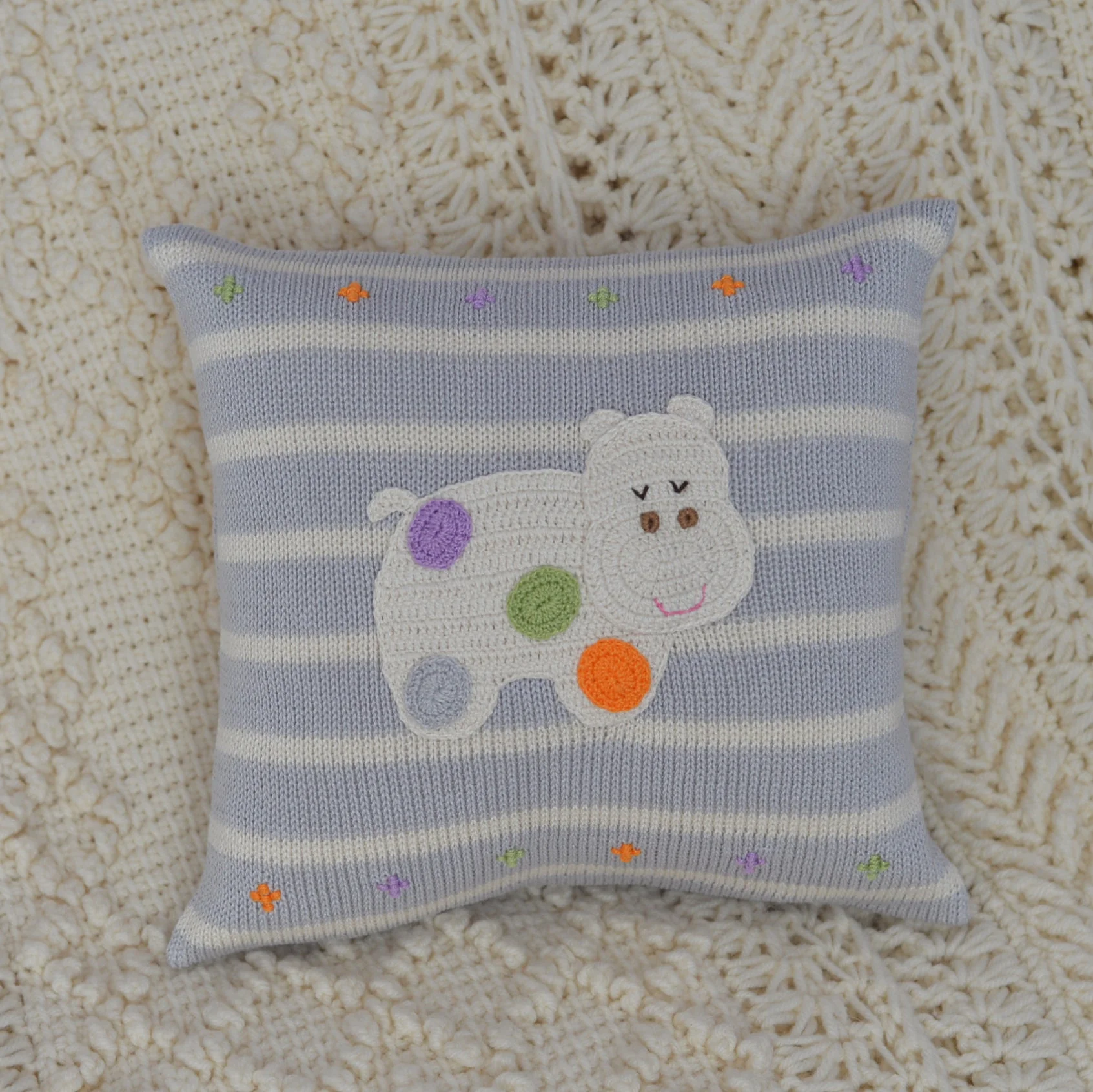 Hippo 10" Pillow - Image 2