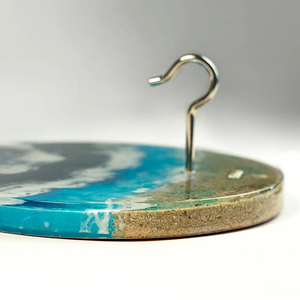 Hook and Ring Toss Game with Resin and Epoxy Finish | The Beach Hook and Ring Game - Image 5