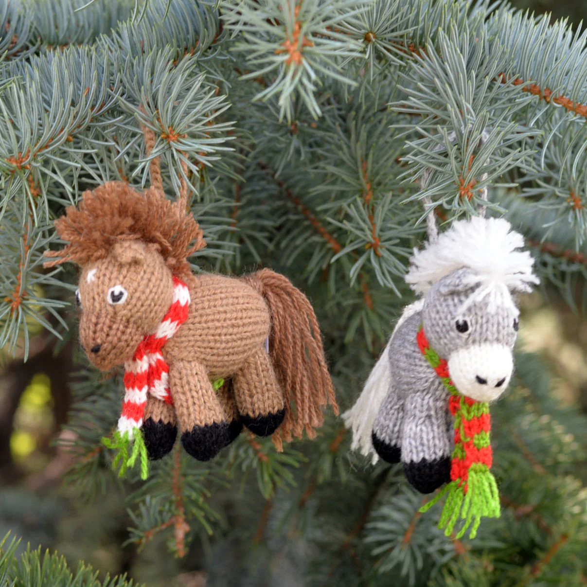 Horse Ornaments, set of 2 - Image 2