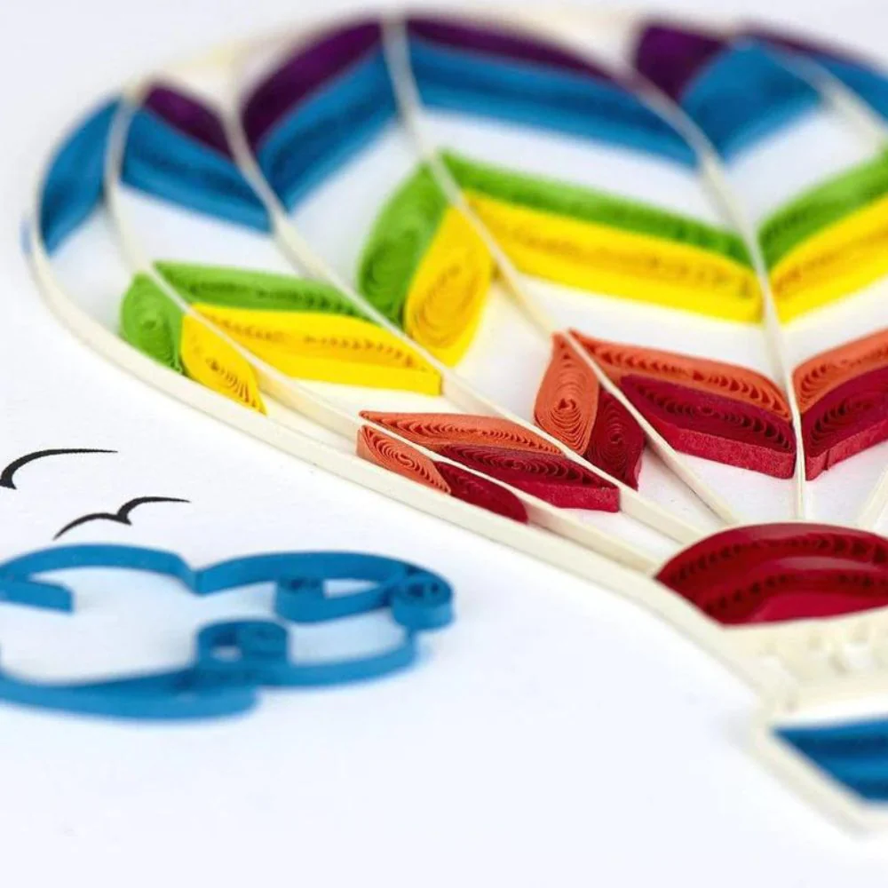 Hot Air Balloon Quilled Greeting Card - Image 2