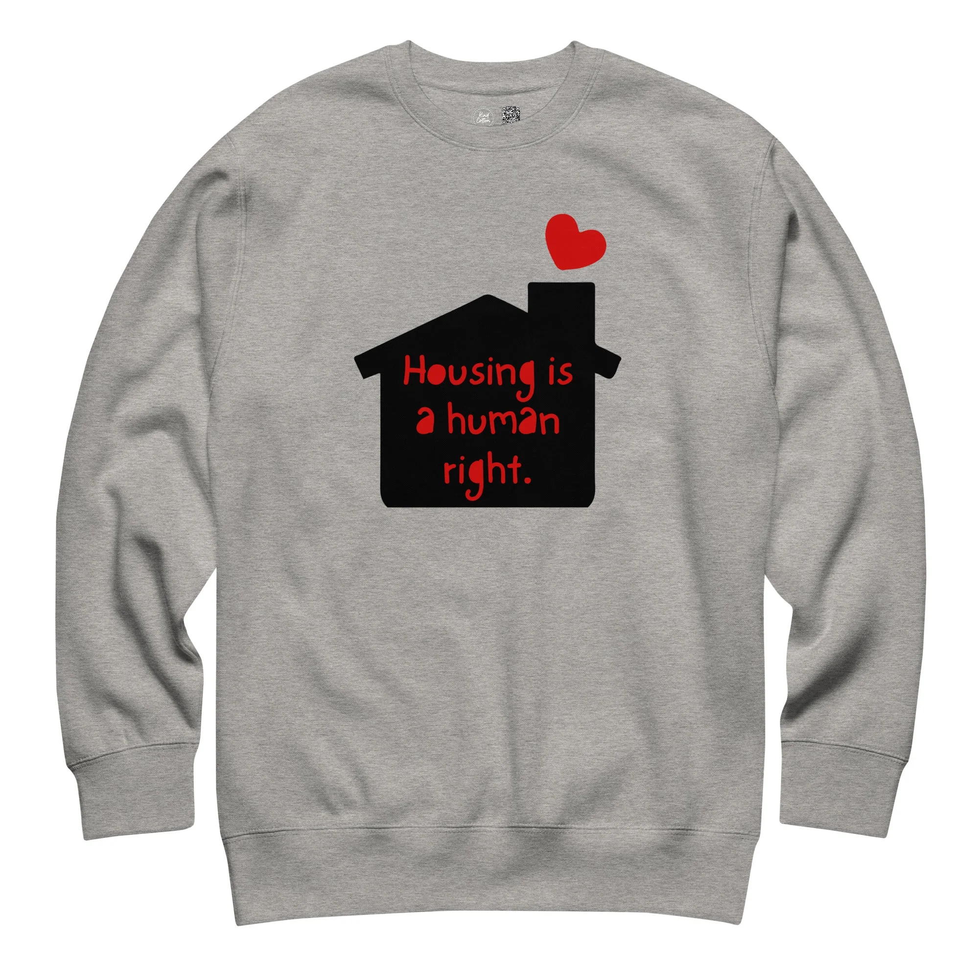 Housing is a Human Right Crewneck Sweatshirt - Image 3