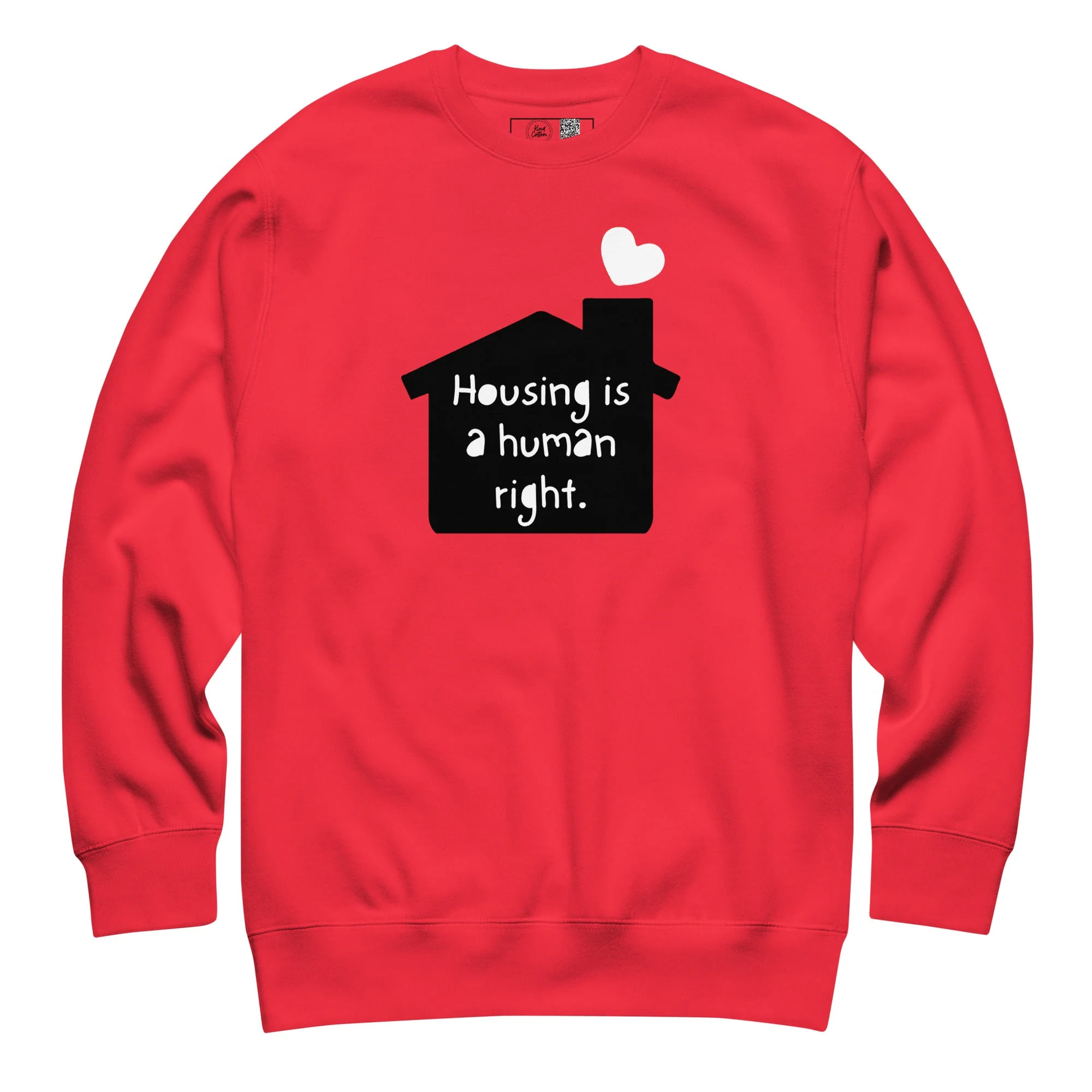 Housing is a Human Right Crewneck Sweatshirt - Image 4